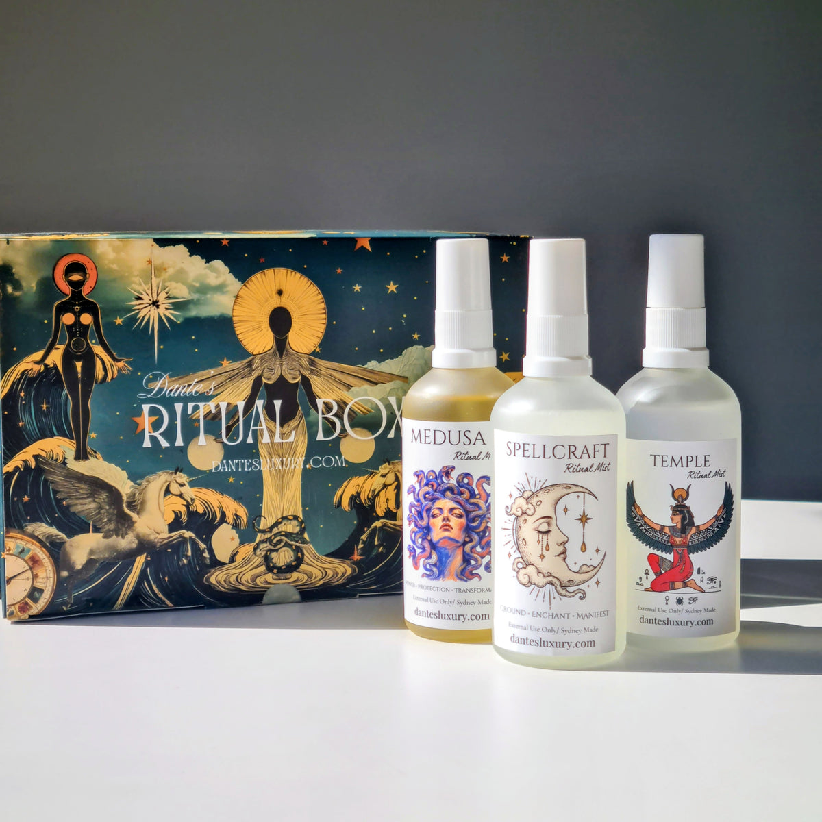 Ritual Mist Trio Pack – Medusa, Spellcraft & Temple | 3 x 90ml