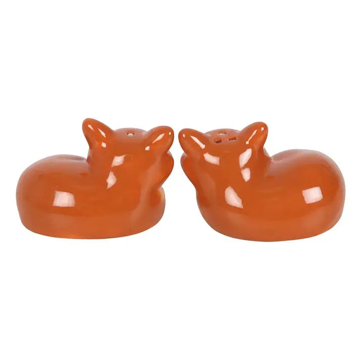 Woodland Whispers: Fox Pair | Salt & Pepper Shakers