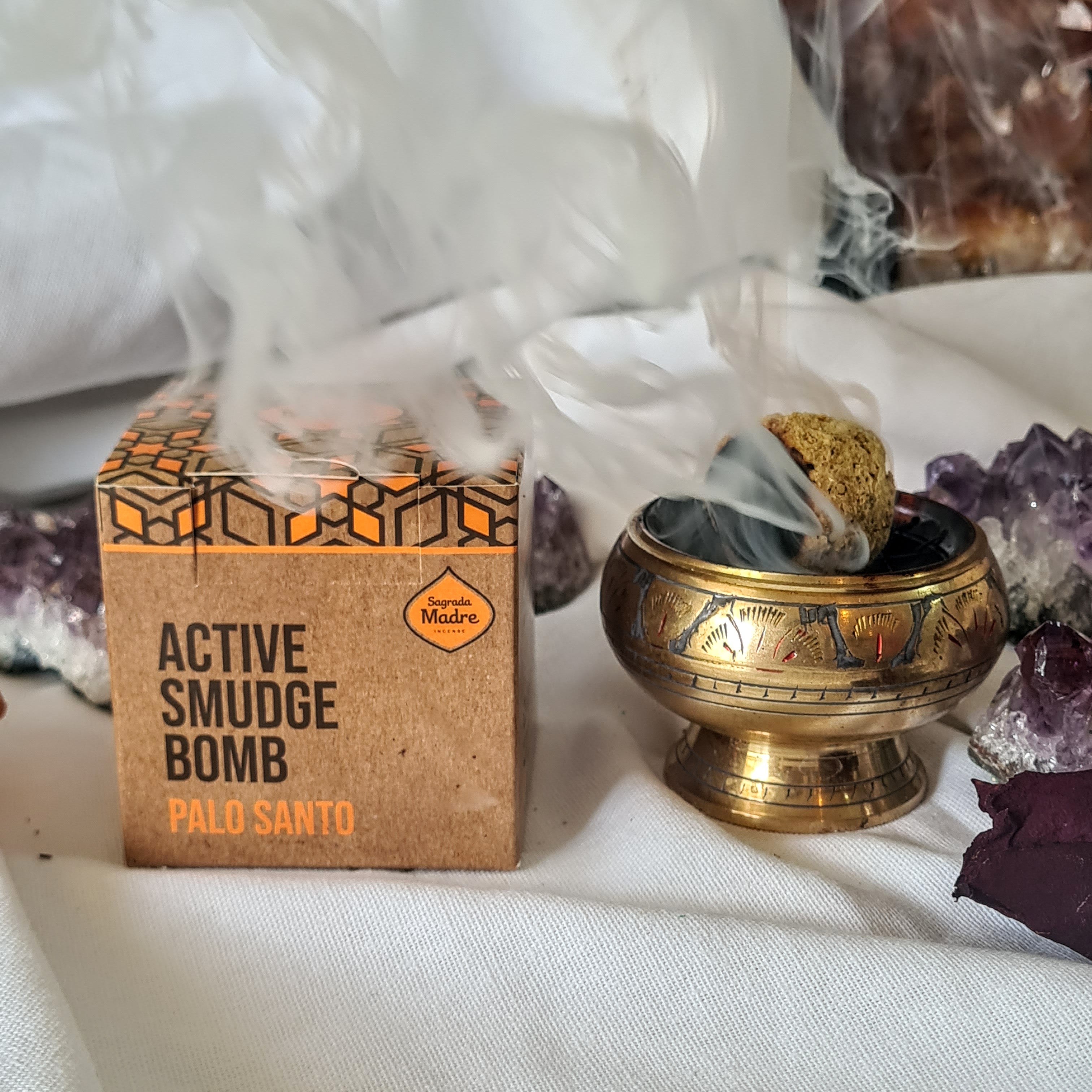 Deep Calm & Serenity | Palo Santo Smudge Bombs | 8pc