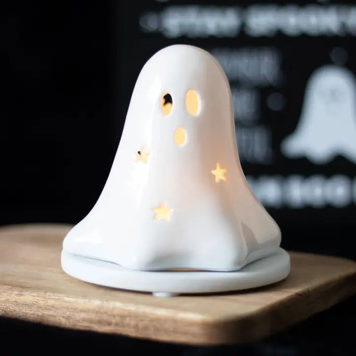Wispwick the Ghost | Incense Cone Burner & Tea Light Holder