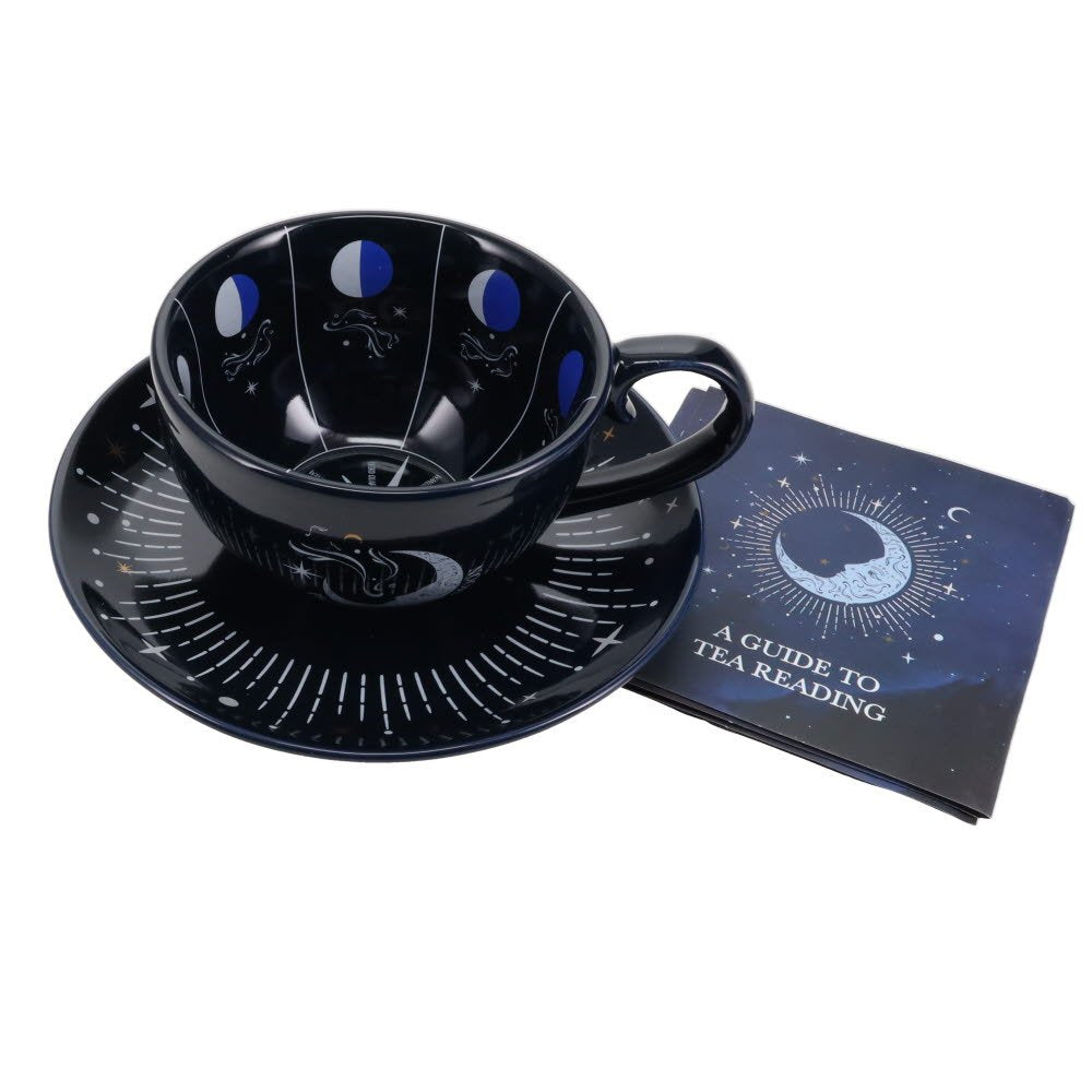 Eclipse Ceramic Teacup and Saucer