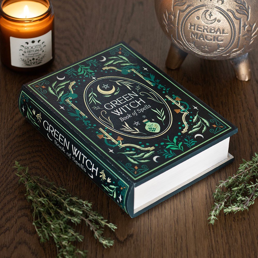 Green Witch Grimoire Storage Box