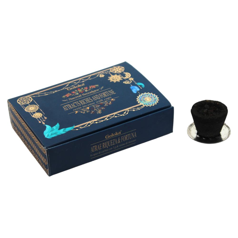 Attract Riches & Fortune Smudge Cup 6 Pack