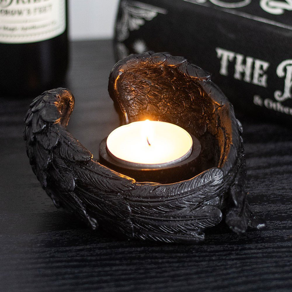 Whispers in the Flame | Wings Tea Light Holder