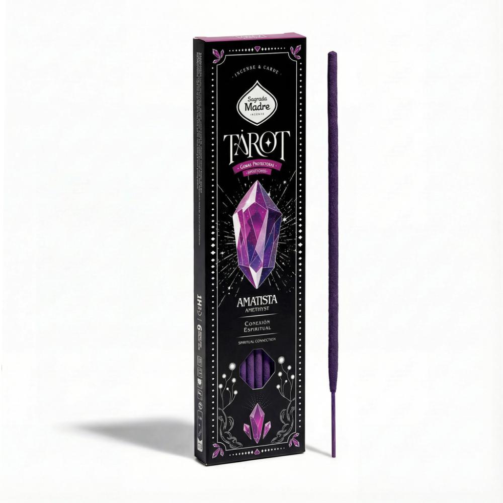 Amethyst Tarot of Gems Incense | 6 Longer Burn Time Sticks