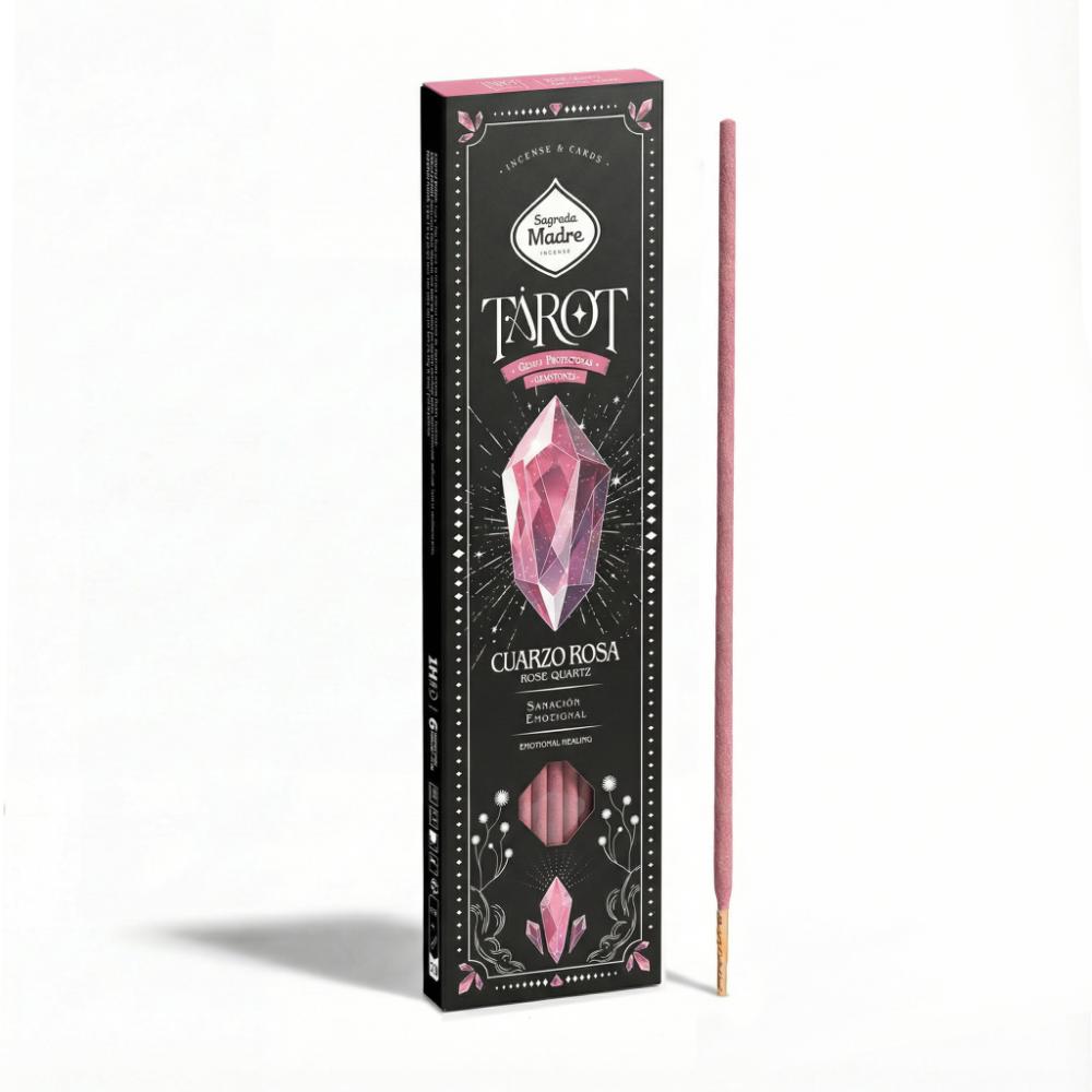 Rose Quartz Tarot of Gems Incense | 6 Longer Burn Time Sticks