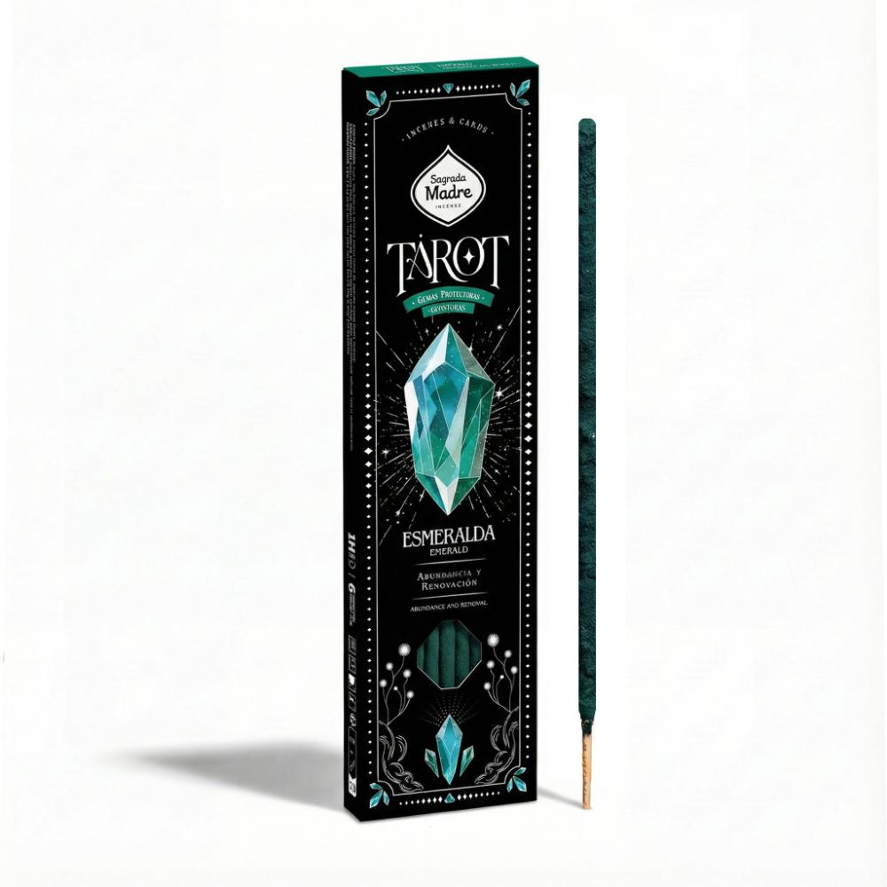 Emerald Tarot of Gems Incense | 6 Longer Burn Time Sticks