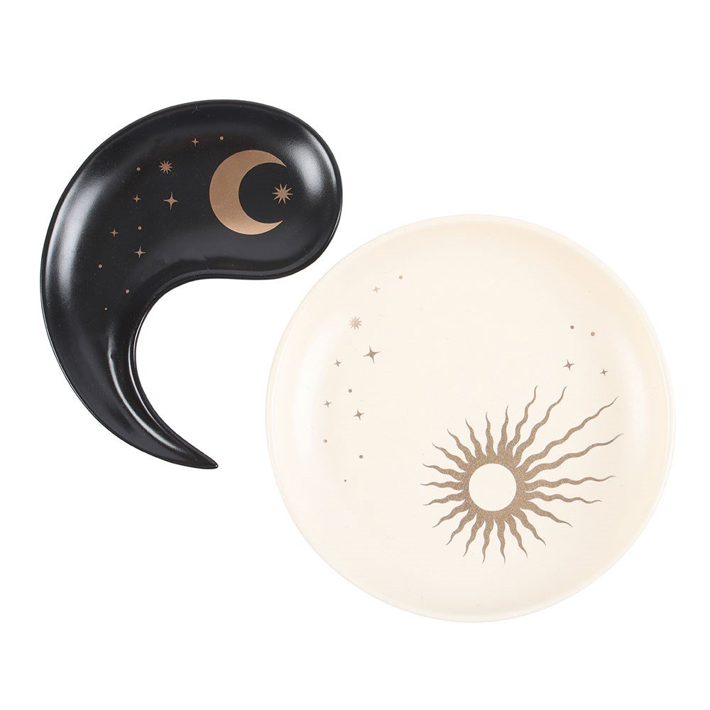 Yin Yang Stacking Ceramic Trinket Dish