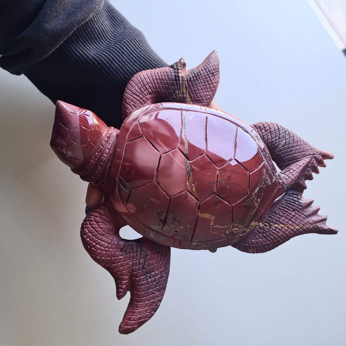 Mookaite Jasper Turtle π’ | 19 cm