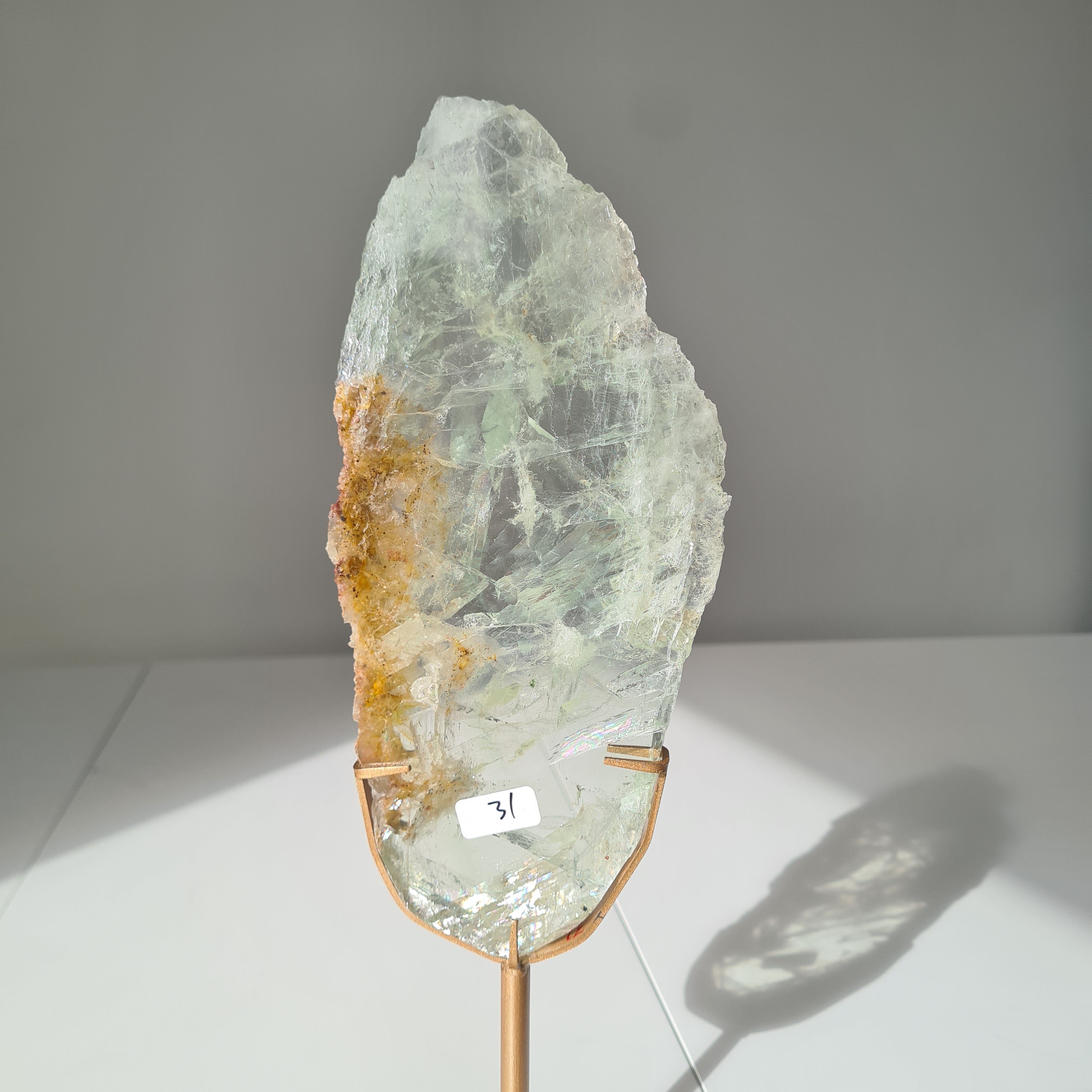 Frozen Lake of Dreams Fluorite Portal on Stand | 29.5 cm with stand