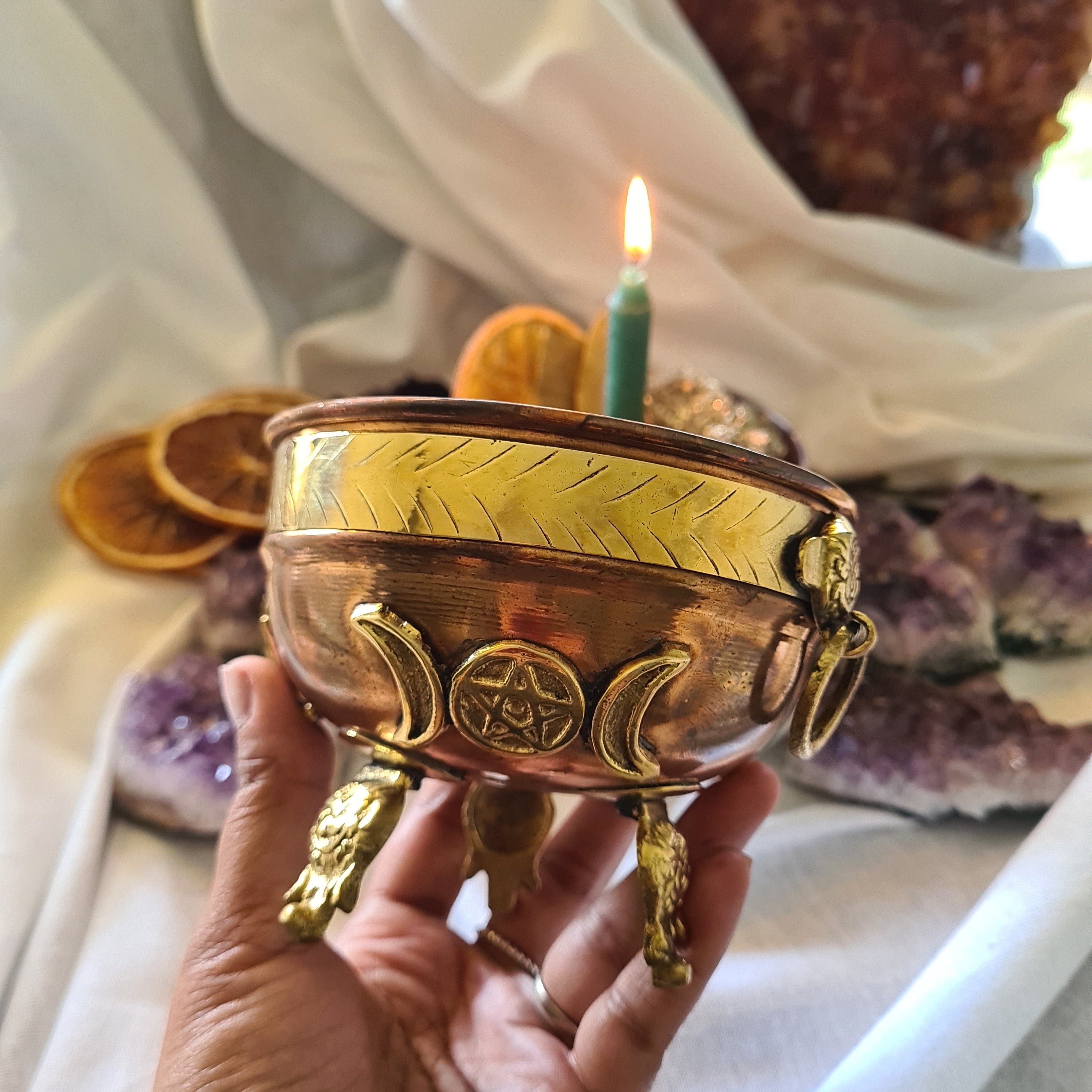Triple Moon Copper Bowl | Bowl Only
