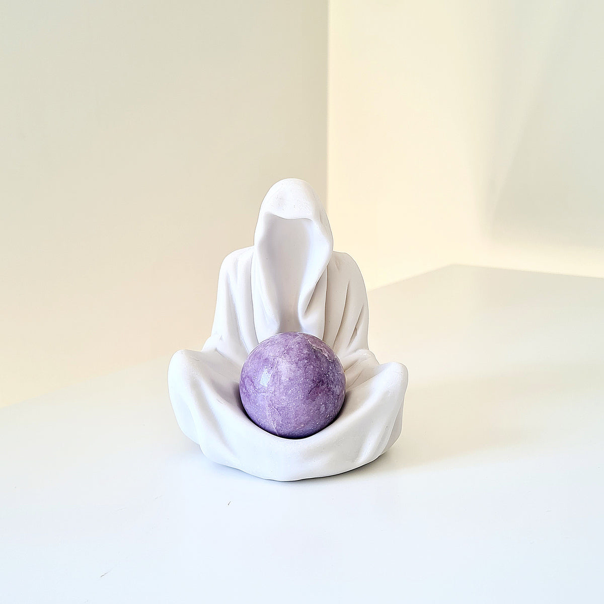 Gate Keeper with Lepidolite Sphere