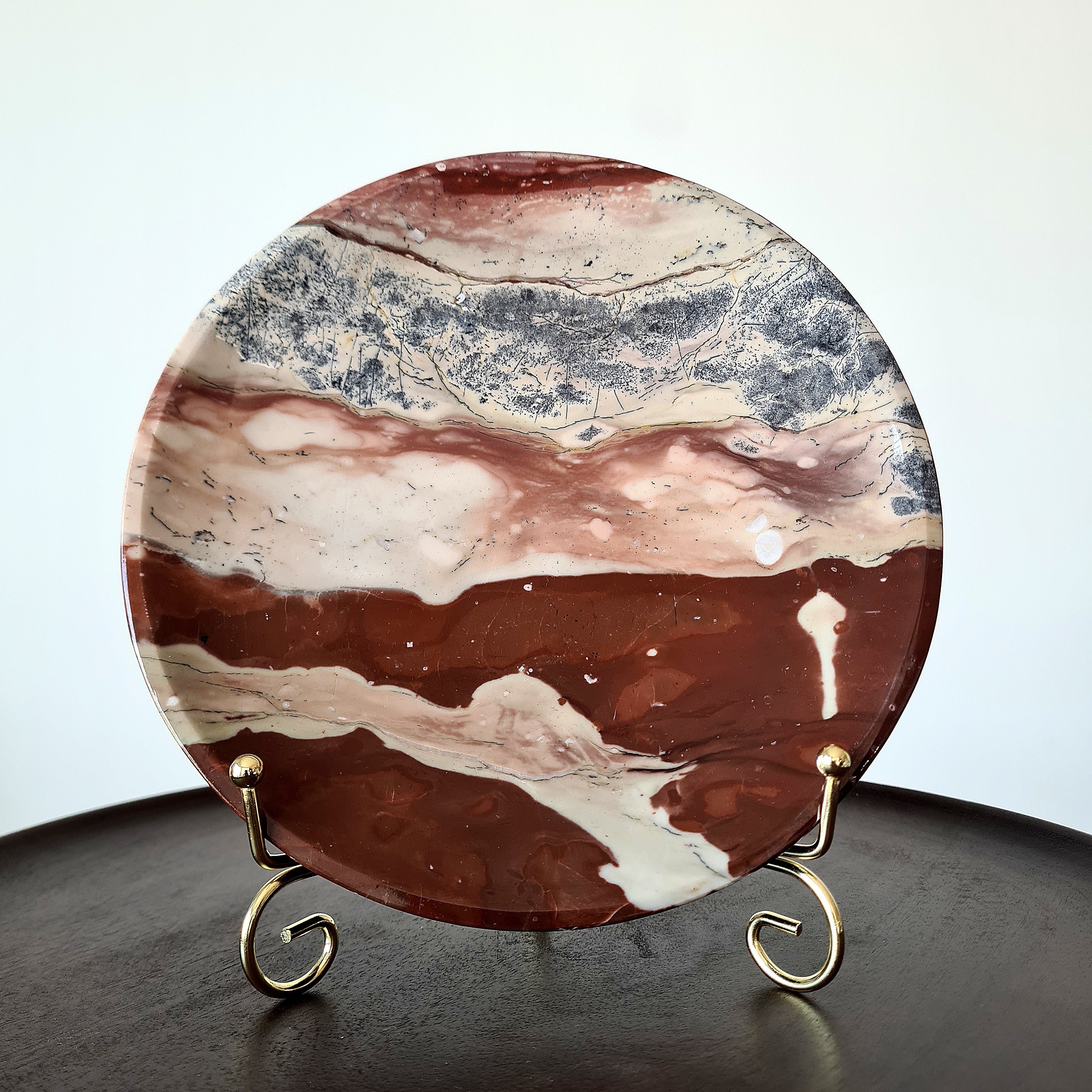Picture Jasper Plate with stand