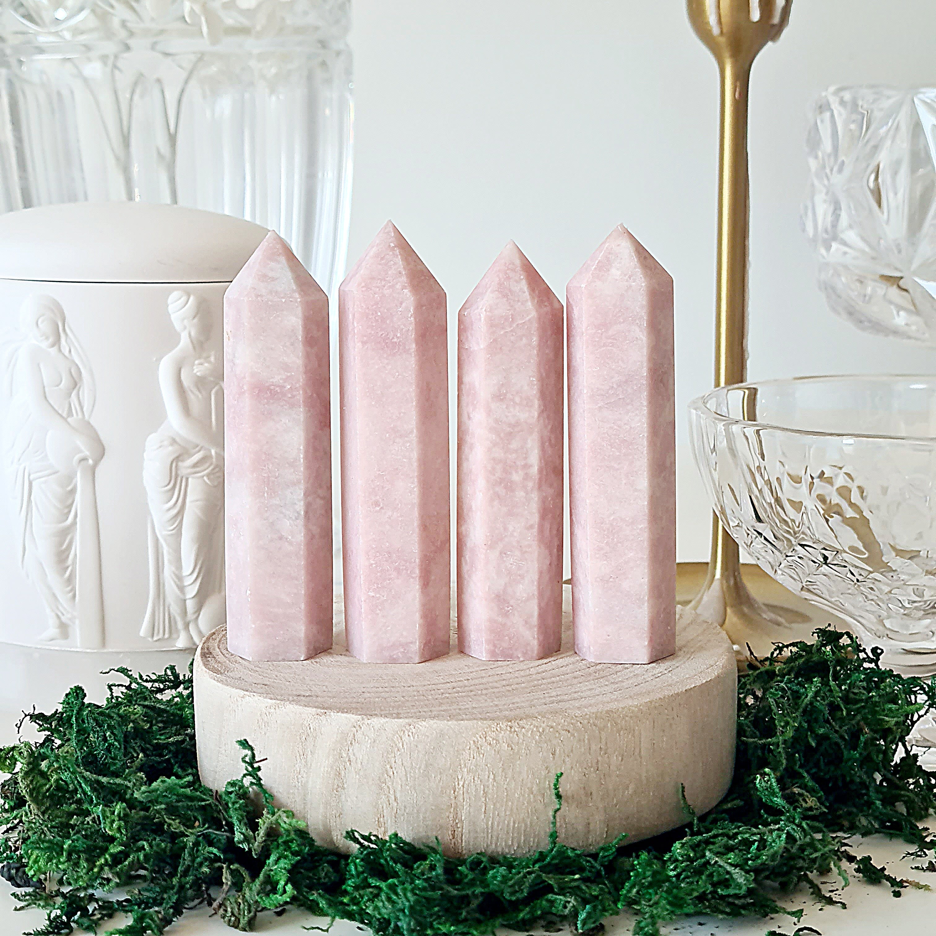 Pink Opal Crystal Point | 1 Piece