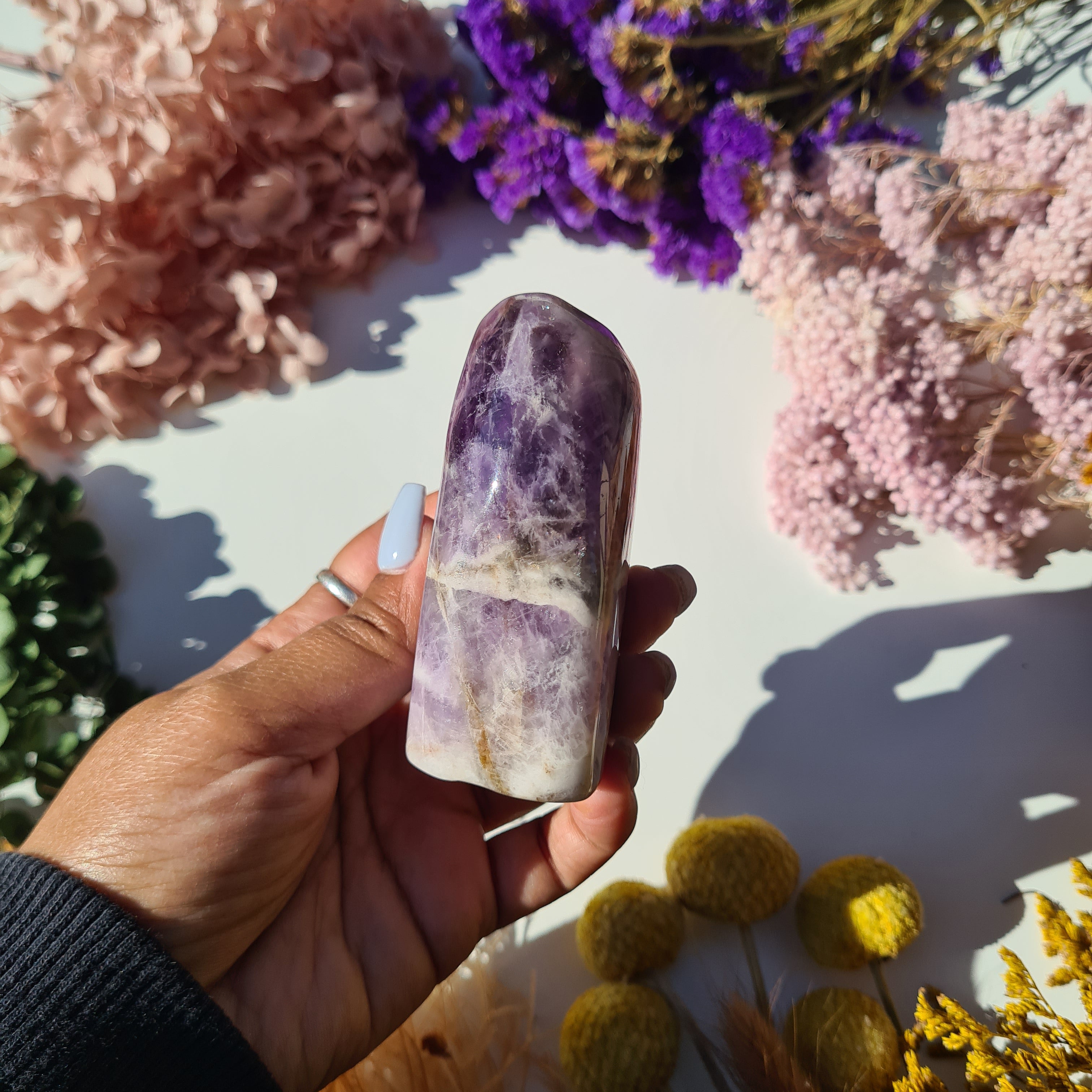 Chevron Amethyst Free Form | 226 g