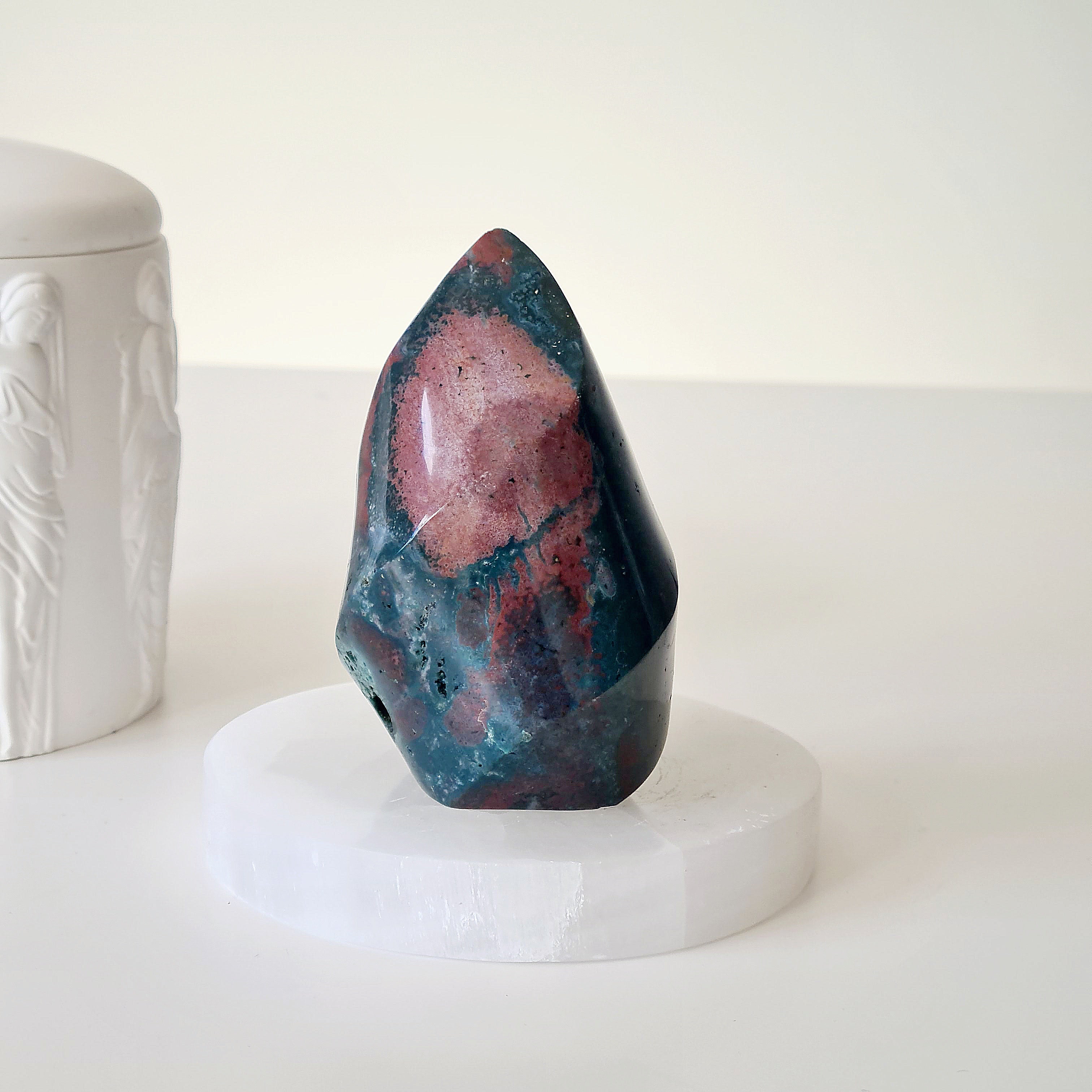 Ocean Jasper Flame | 8.8 cm tall | 322 g
