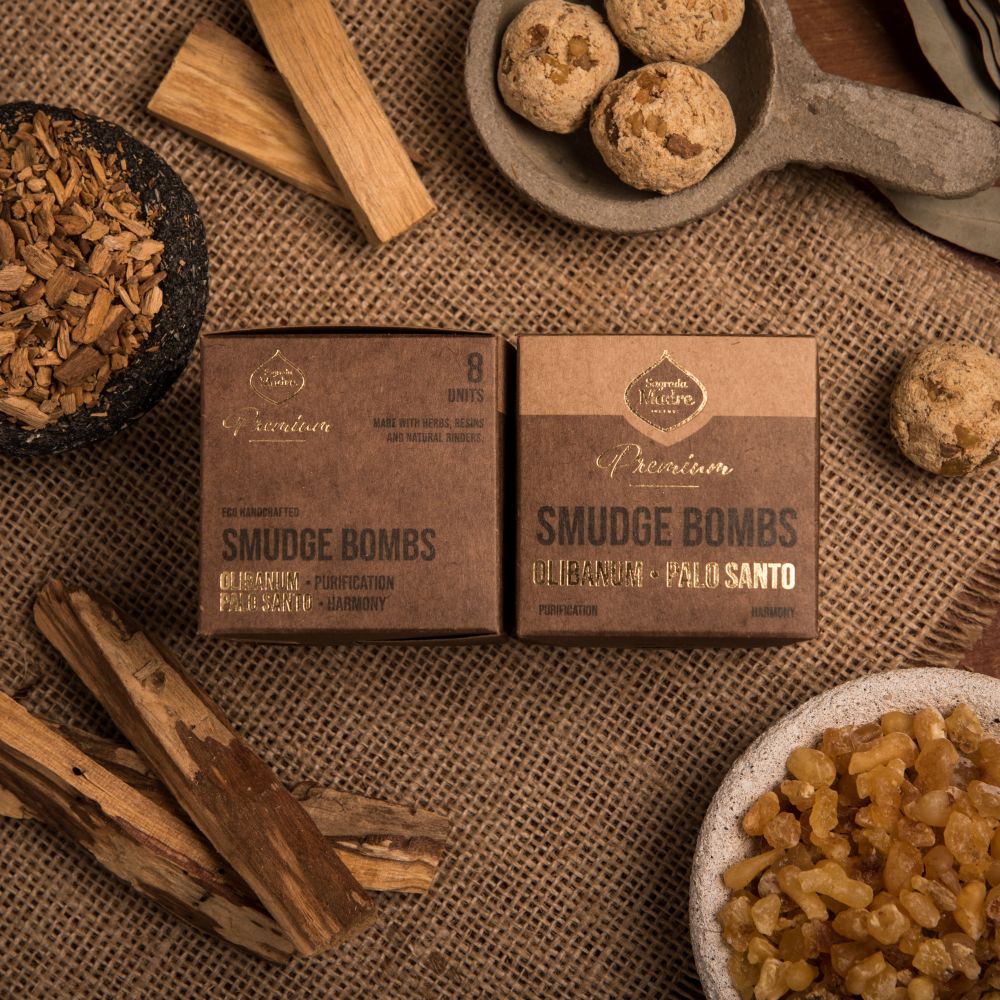 Serenity | Smudge Bomb Premium X8 Olibanum and Palo Santo