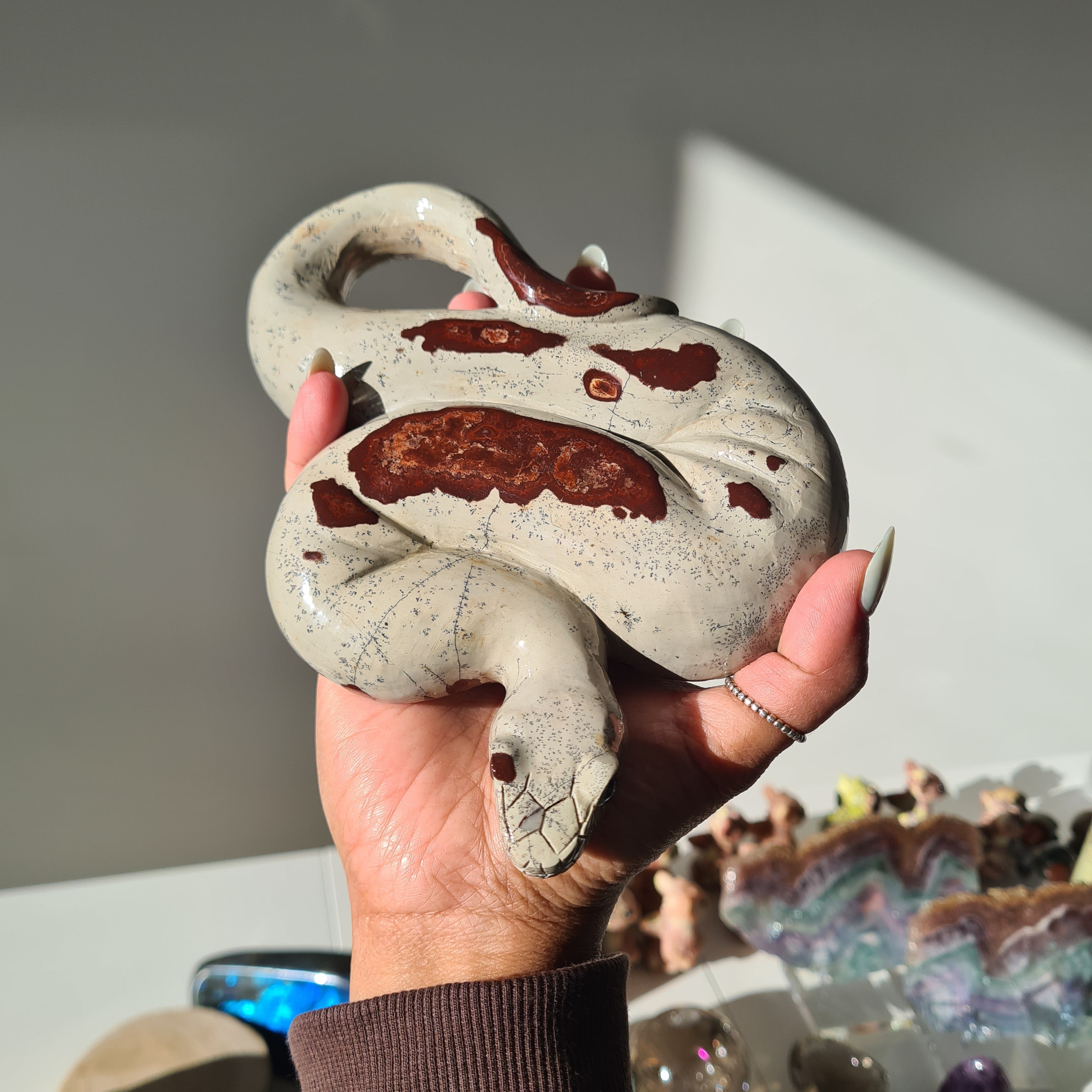Jasper Serpent | 680 g | 17 cm