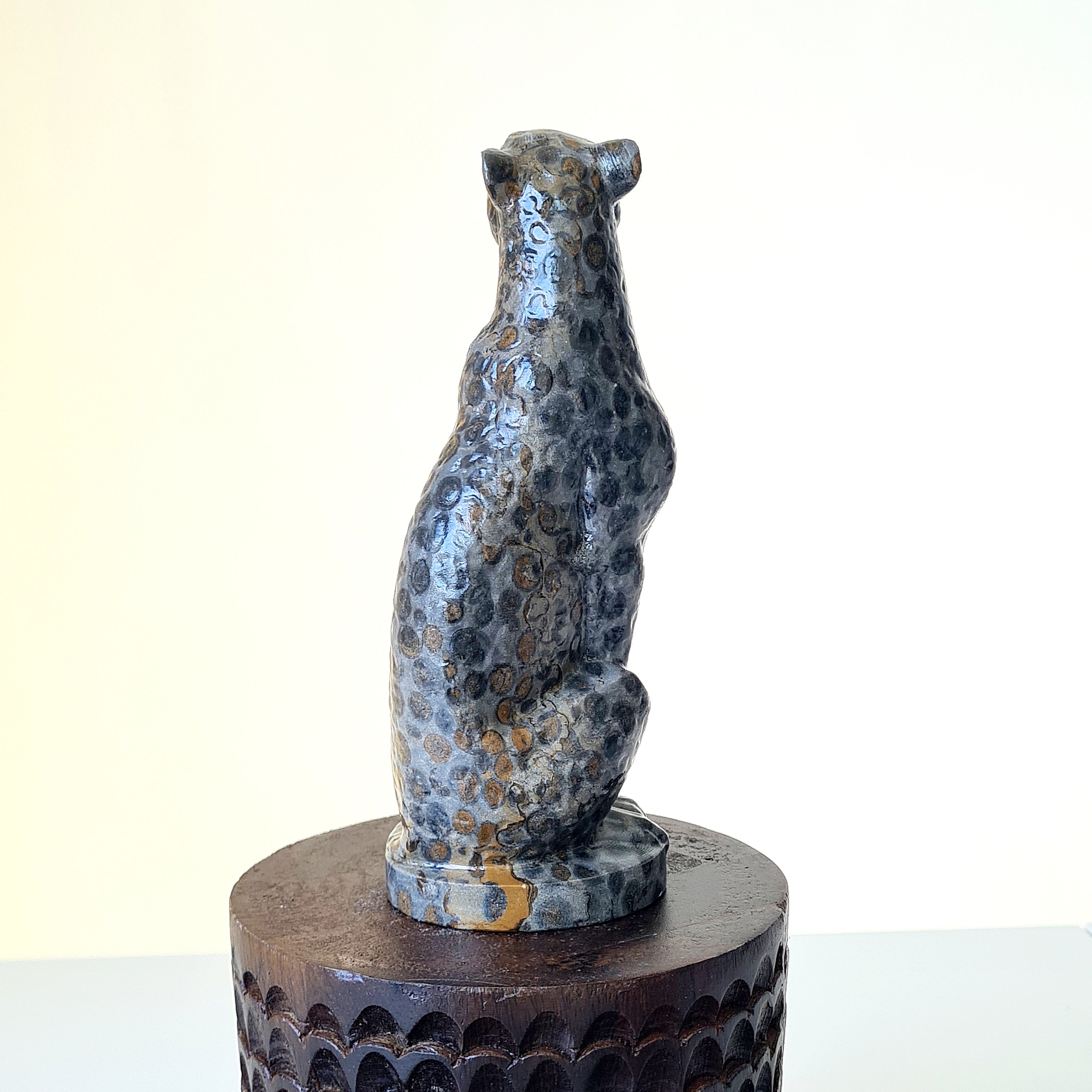 Jasper Leopard π | Earth Energy | 503 g | Appx 15 cm tall