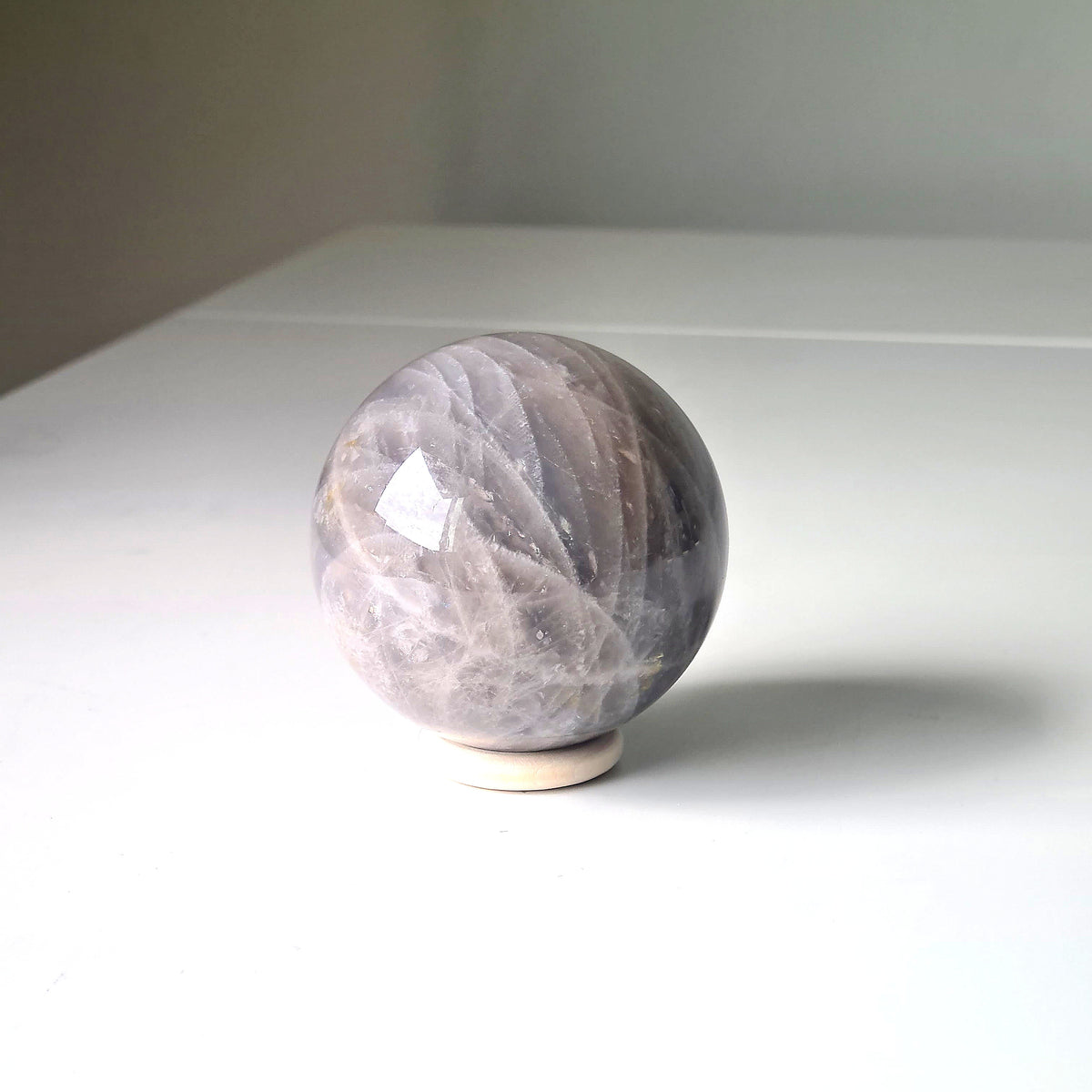 Blue Rose Quartz Crystal | Piece B | 6.6 cm