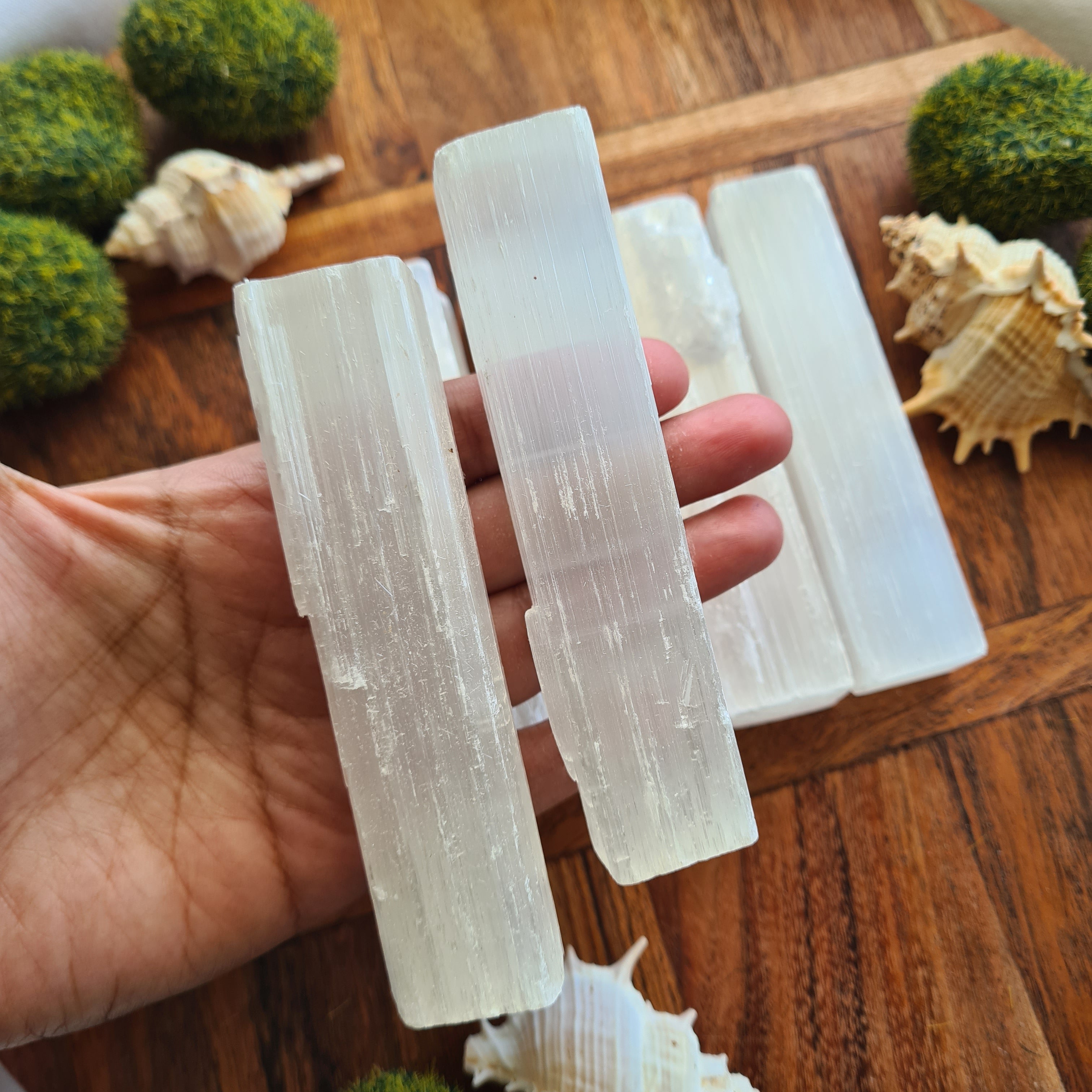 5 Pieces Selenite Beam | Home Protection