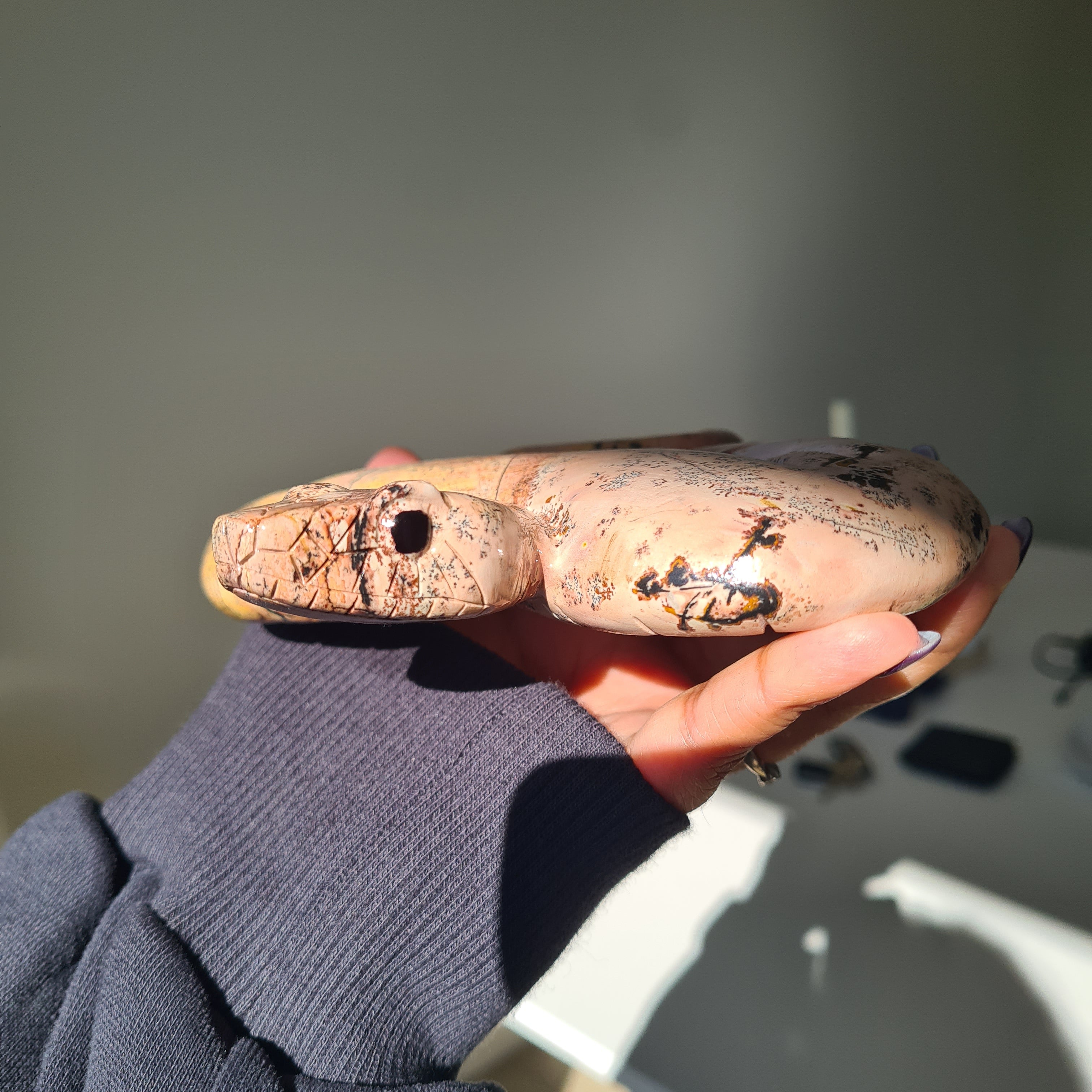 Picture Jasper Serpent | A | 538 g | 16 cm