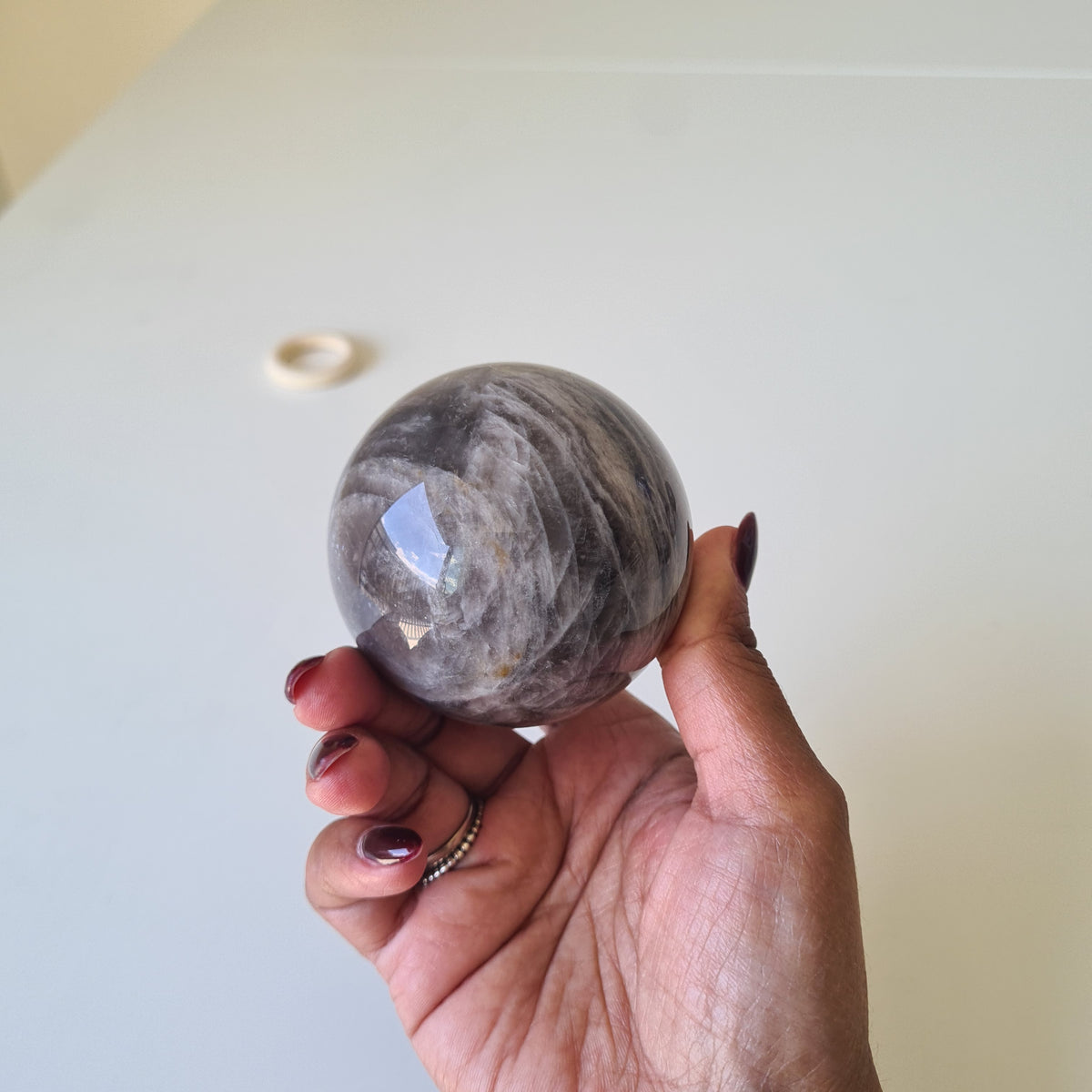 Blue Rose Quartz Crystal | Piece E | 6.2 cm