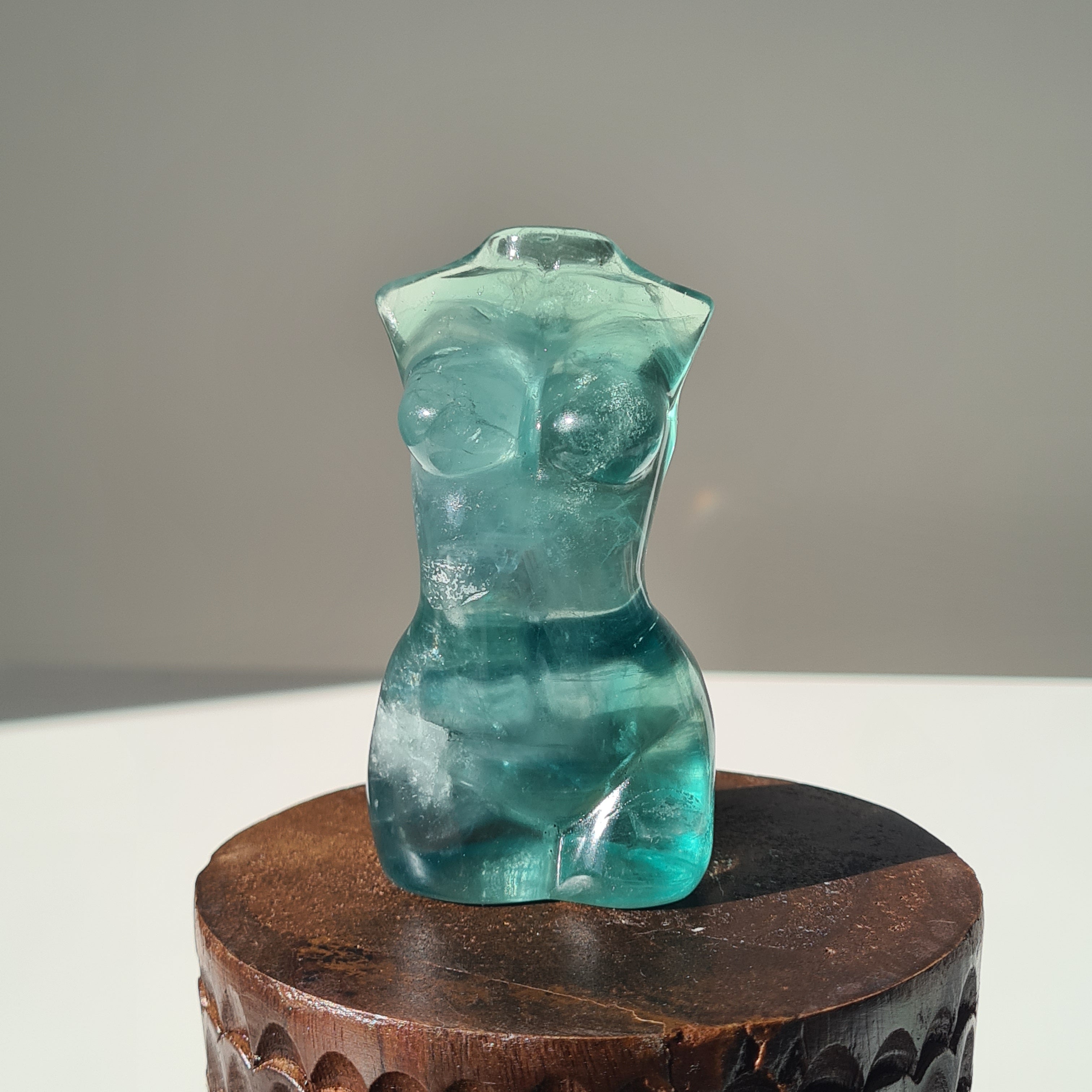 Fluorite Crystal Goddess | E | 300 g | looks Green in laked eyes