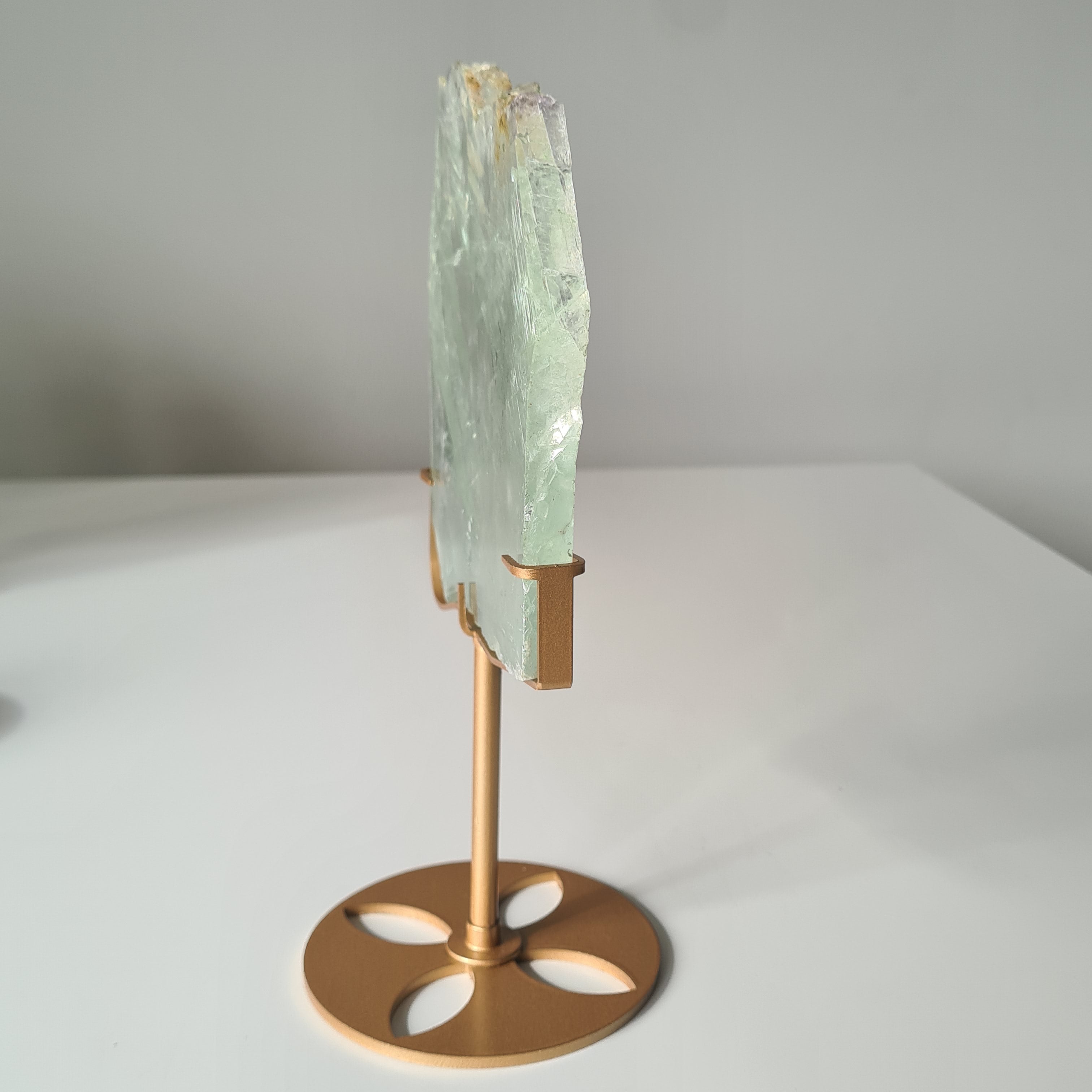 Frozen Lake of Dreams Fluorite Portal on Stand | 24 cm with stand