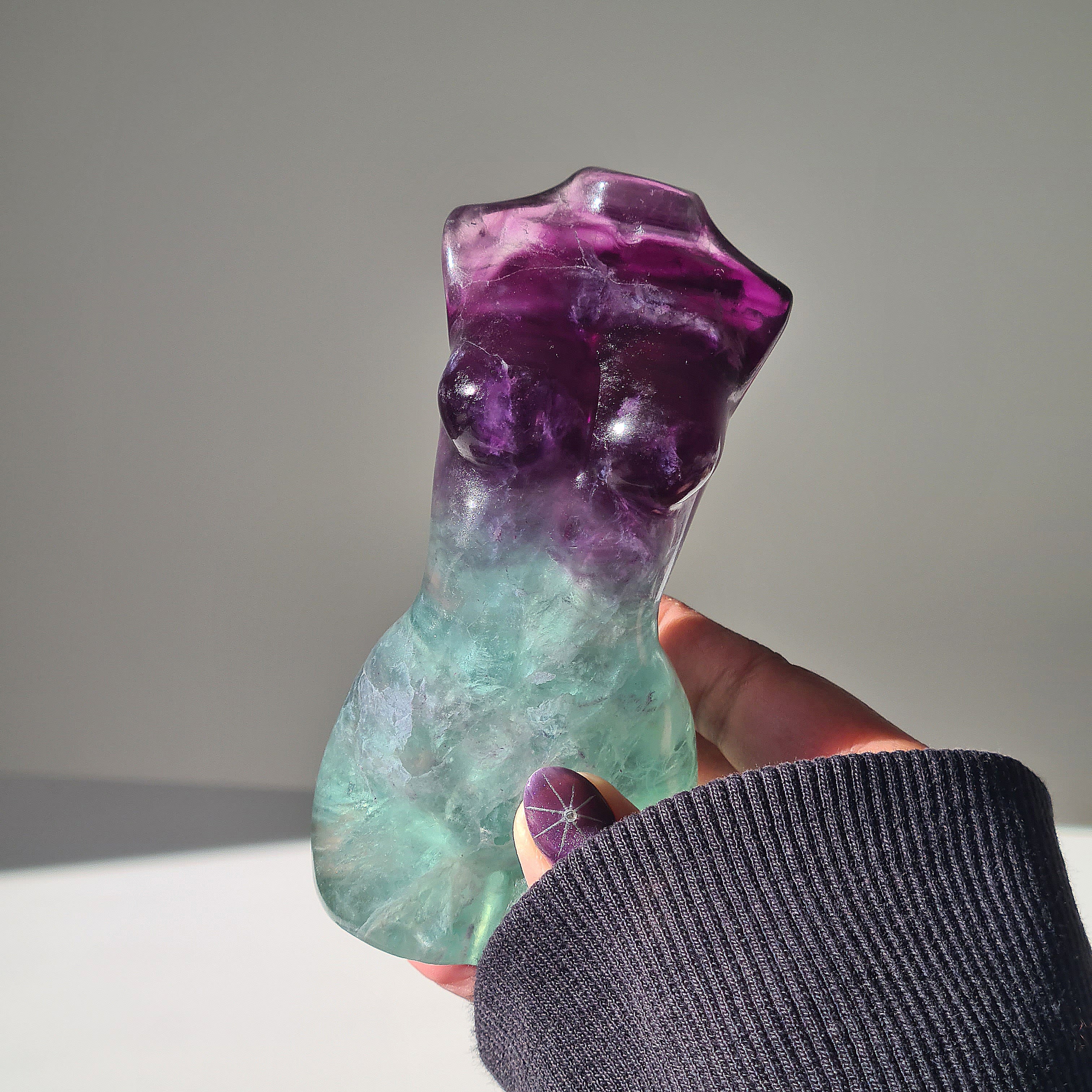 Fluorite Crystal Goddess | A | 400 g