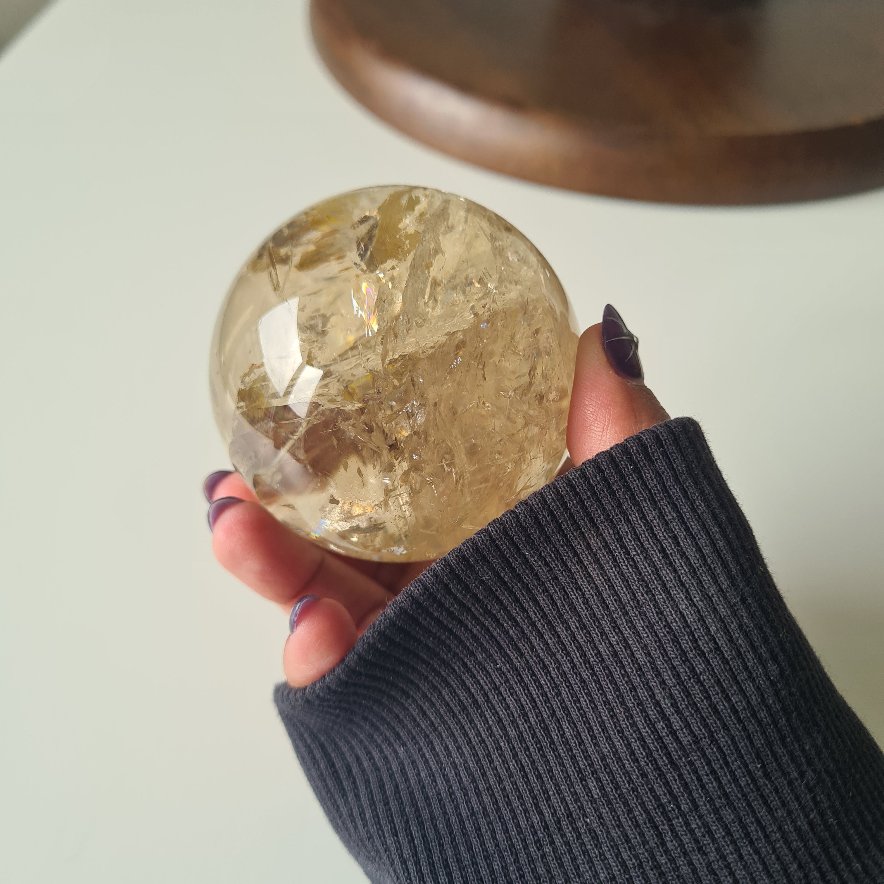 Citrine Sphere | C | 392 g | 6 cm