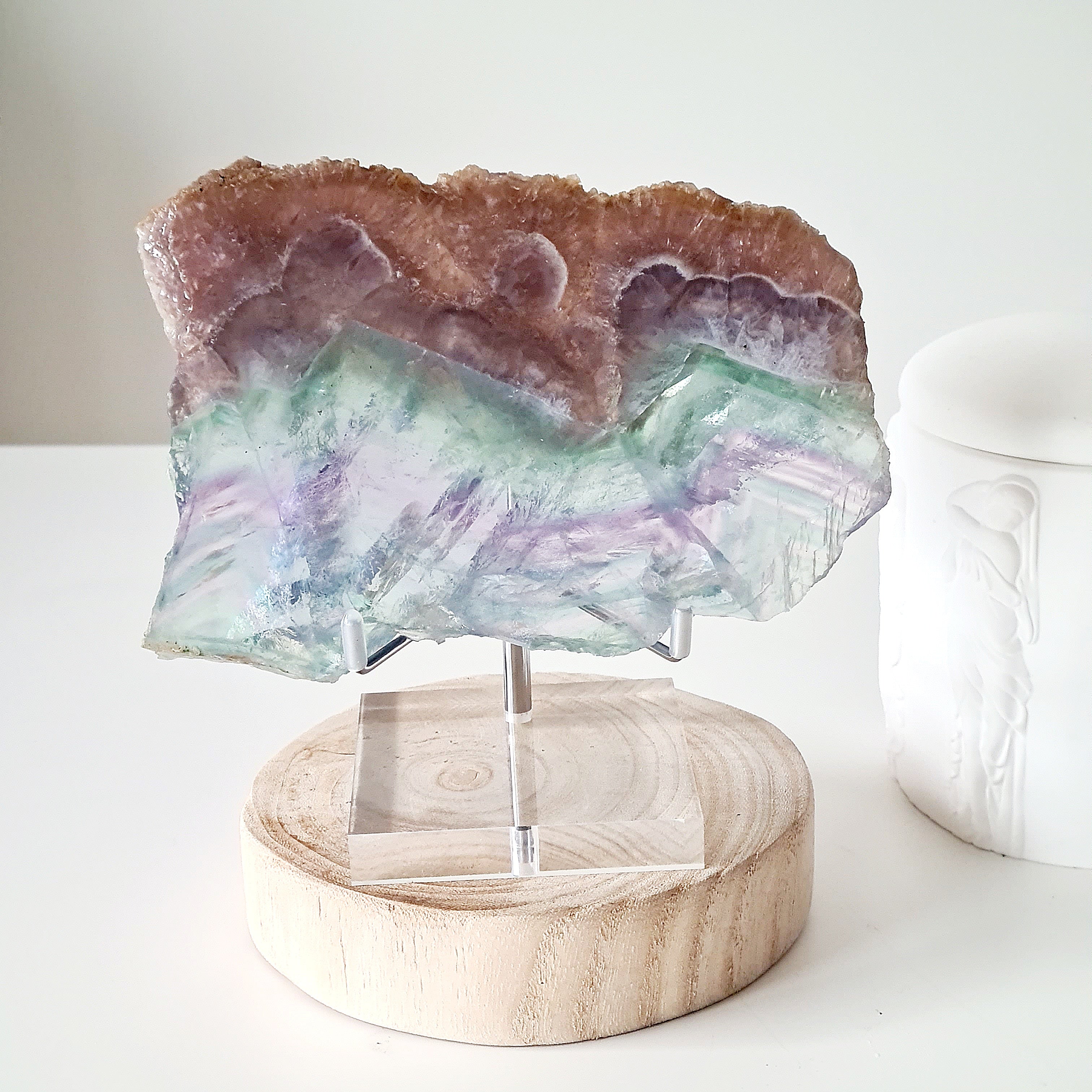 Fluorite Dream Portal πͺ with stand | 440 g