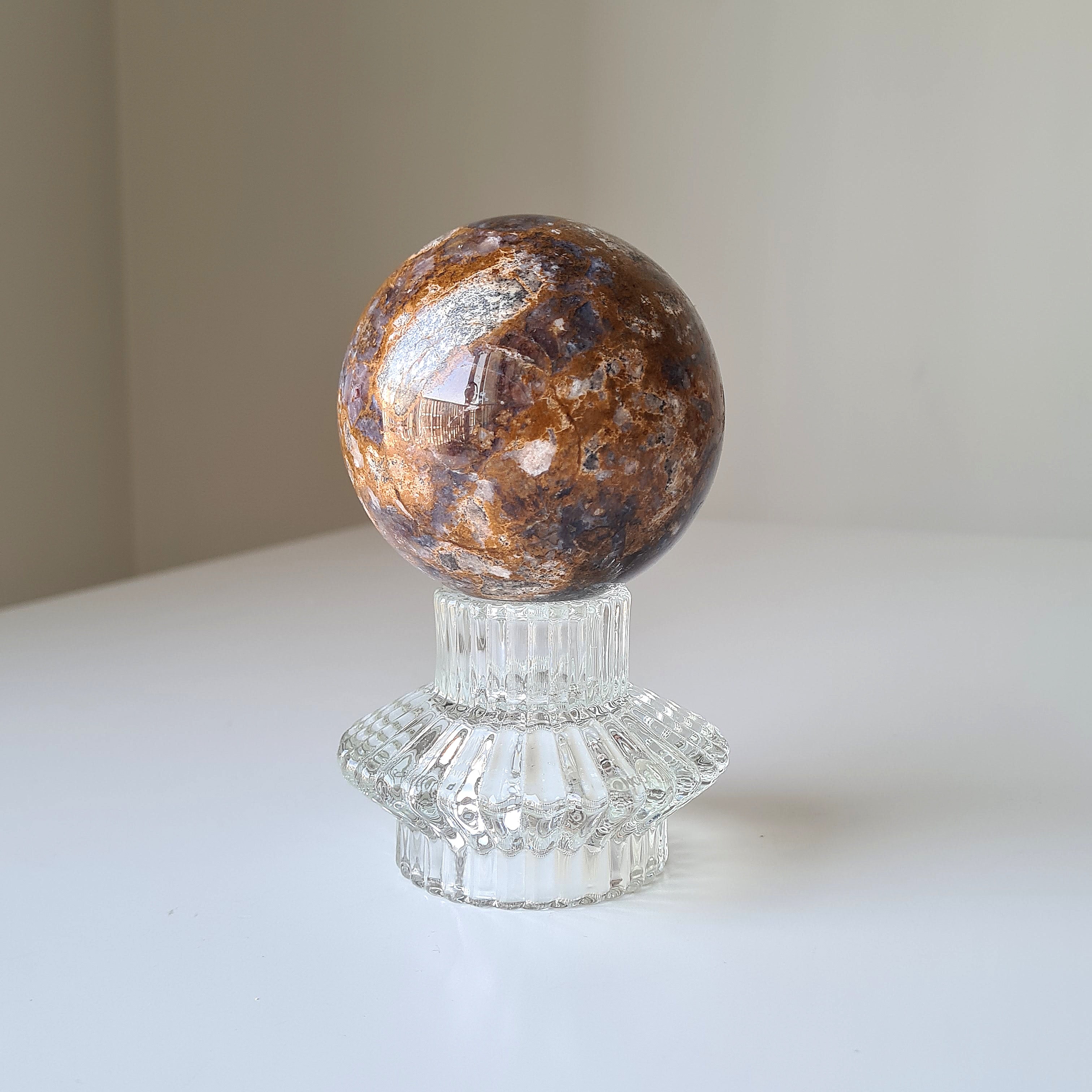 Pietersite Sphere On Stand | A | Appx 500 g | 7.3 cm