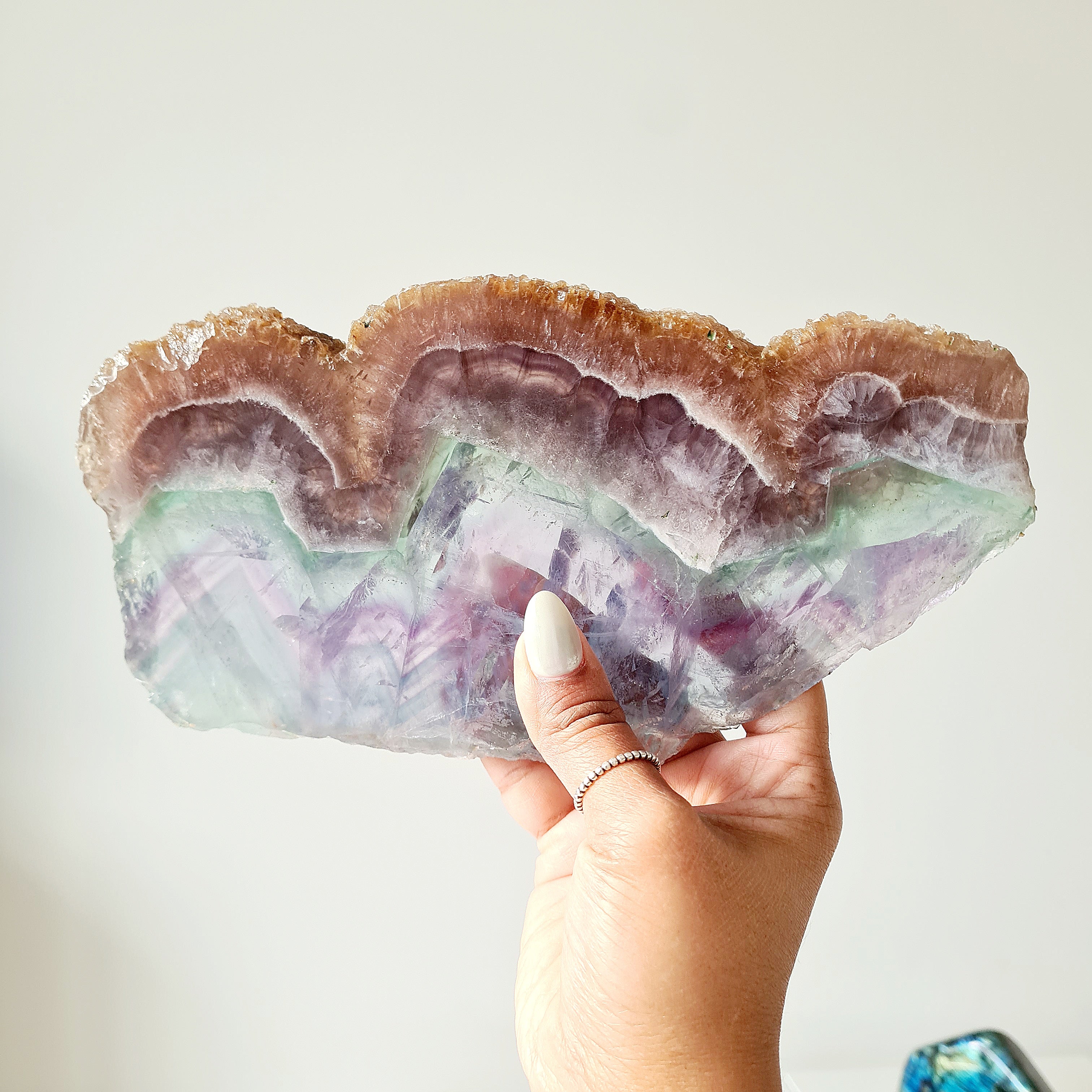 Fluorite Dream Portal πͺ with stand | 685 g