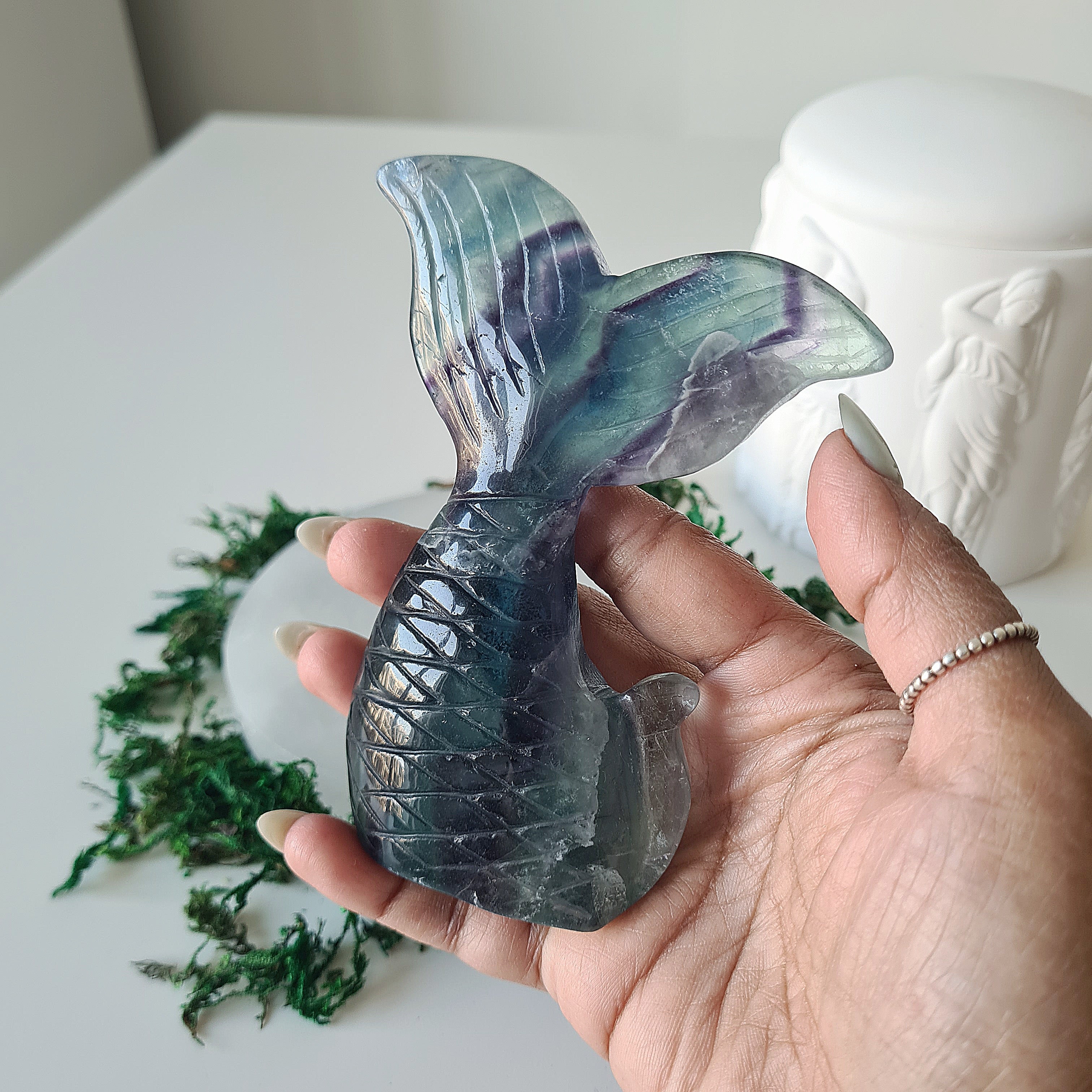 Siren & Mermaid Tail | 8 | Fluorite