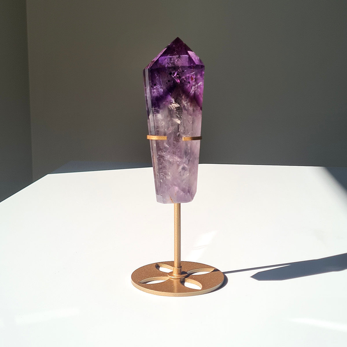 Amethyst Crystal Fairy Wand π§ββοΈ | Custom Stand | Piece C