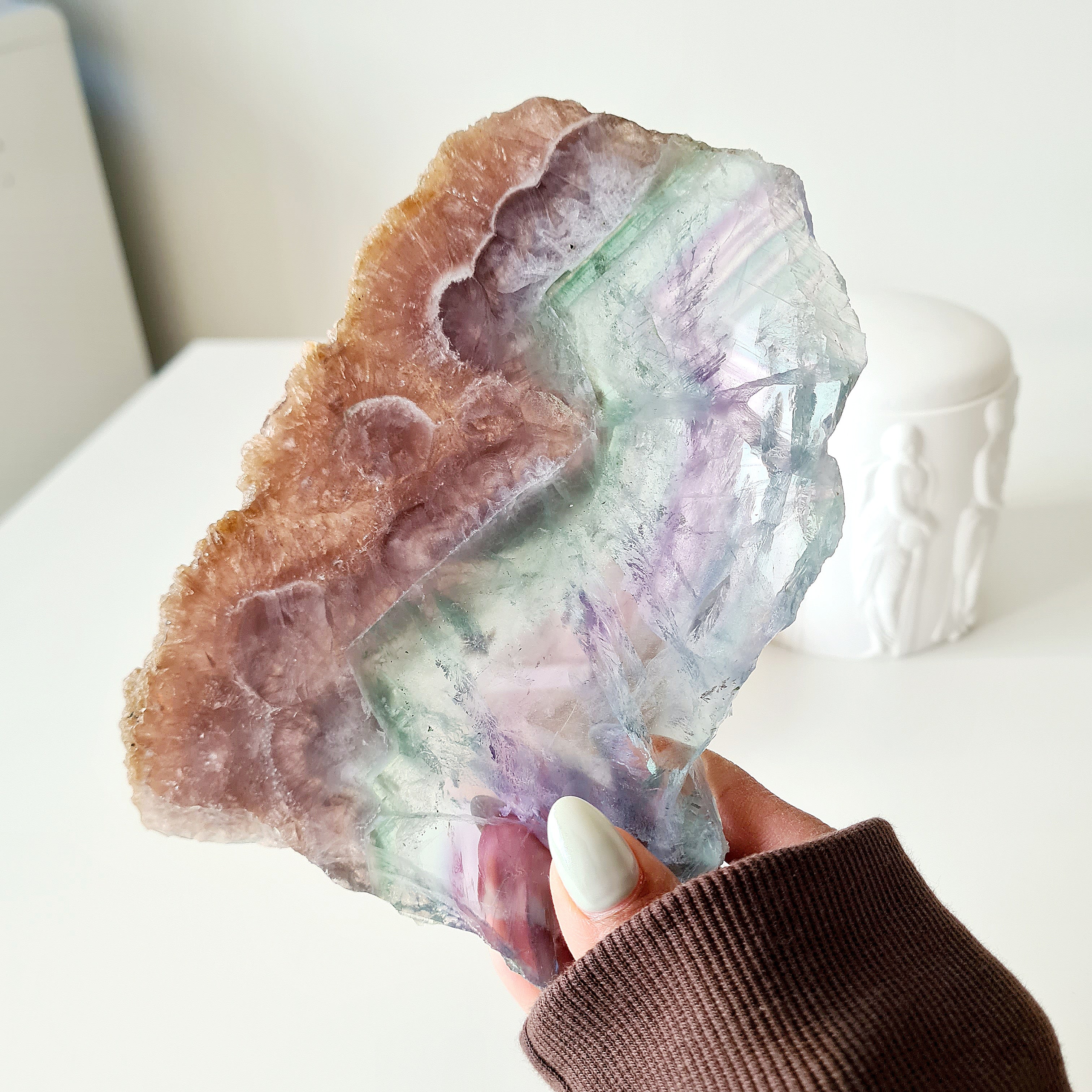 Fluorite Dream Portal πͺ with stand | 440 g