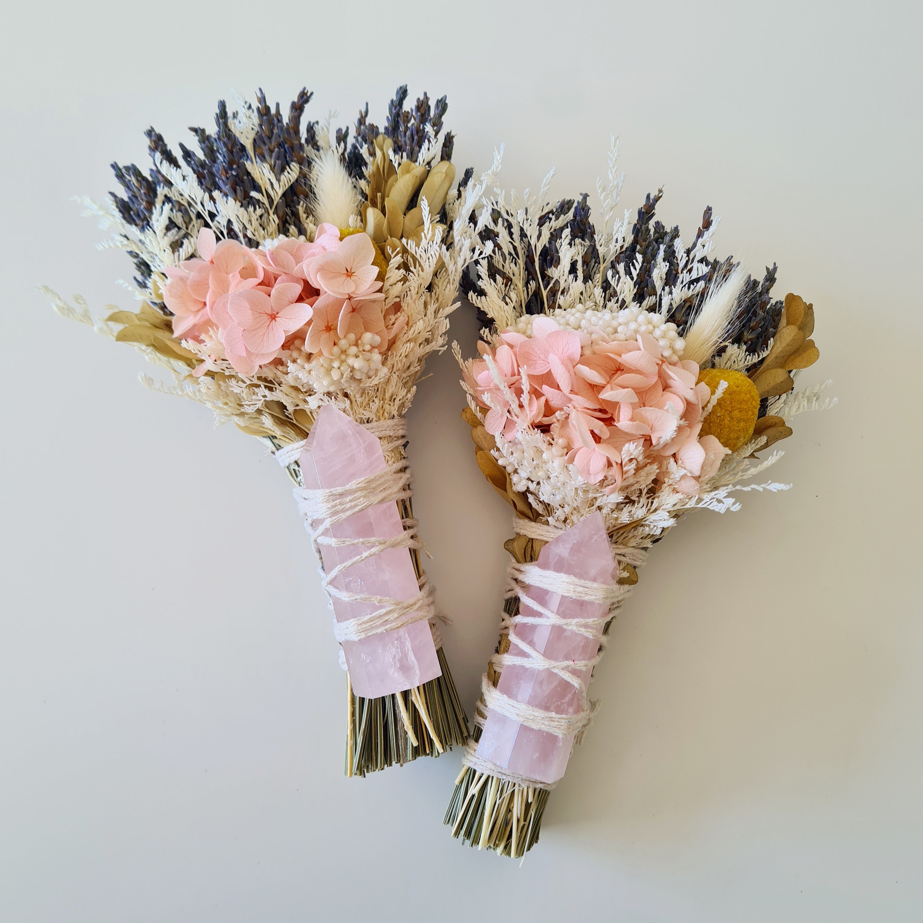 Heart Healing | Rose Quartz Flower Wand | 1 piece