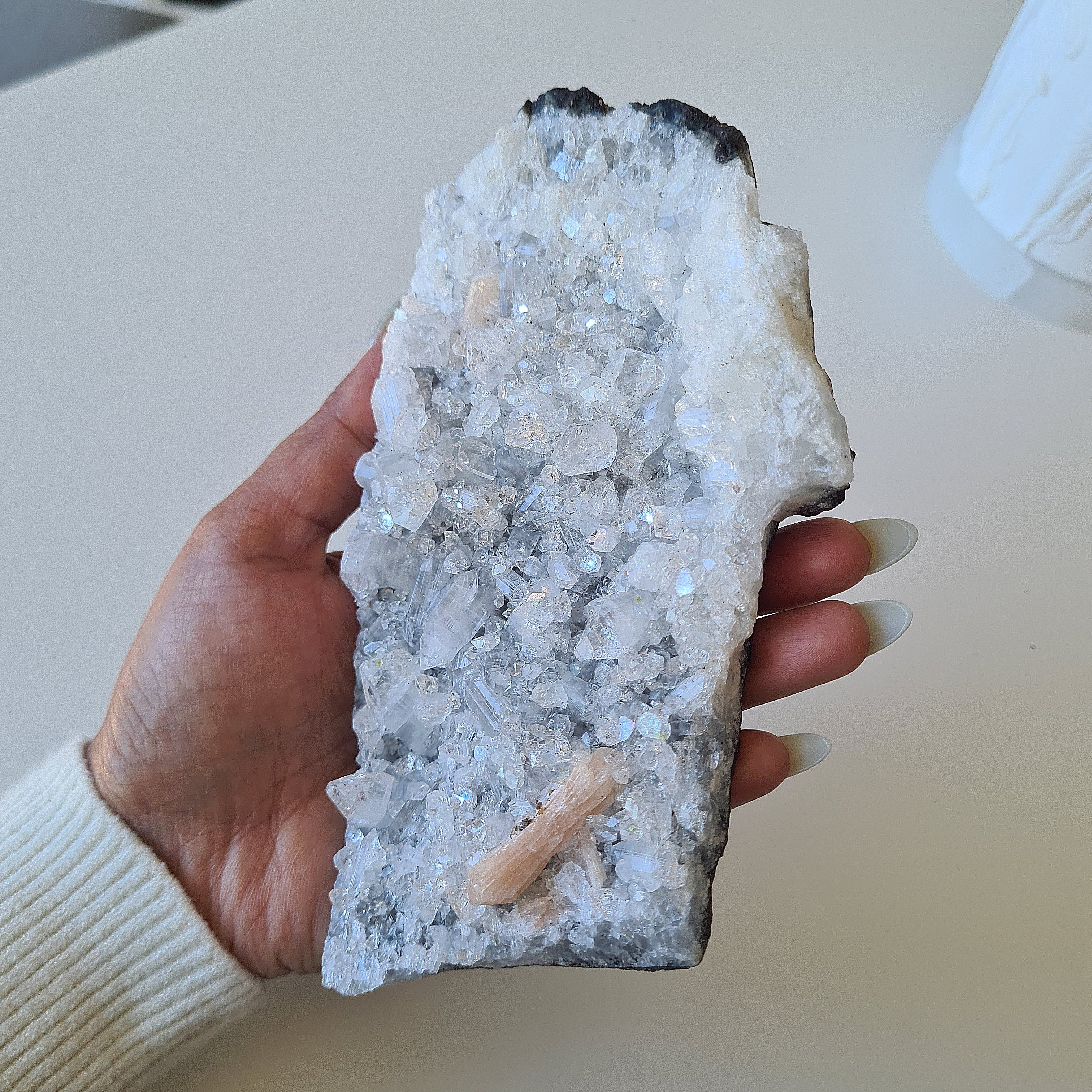 Apophyllite with Stilbite
