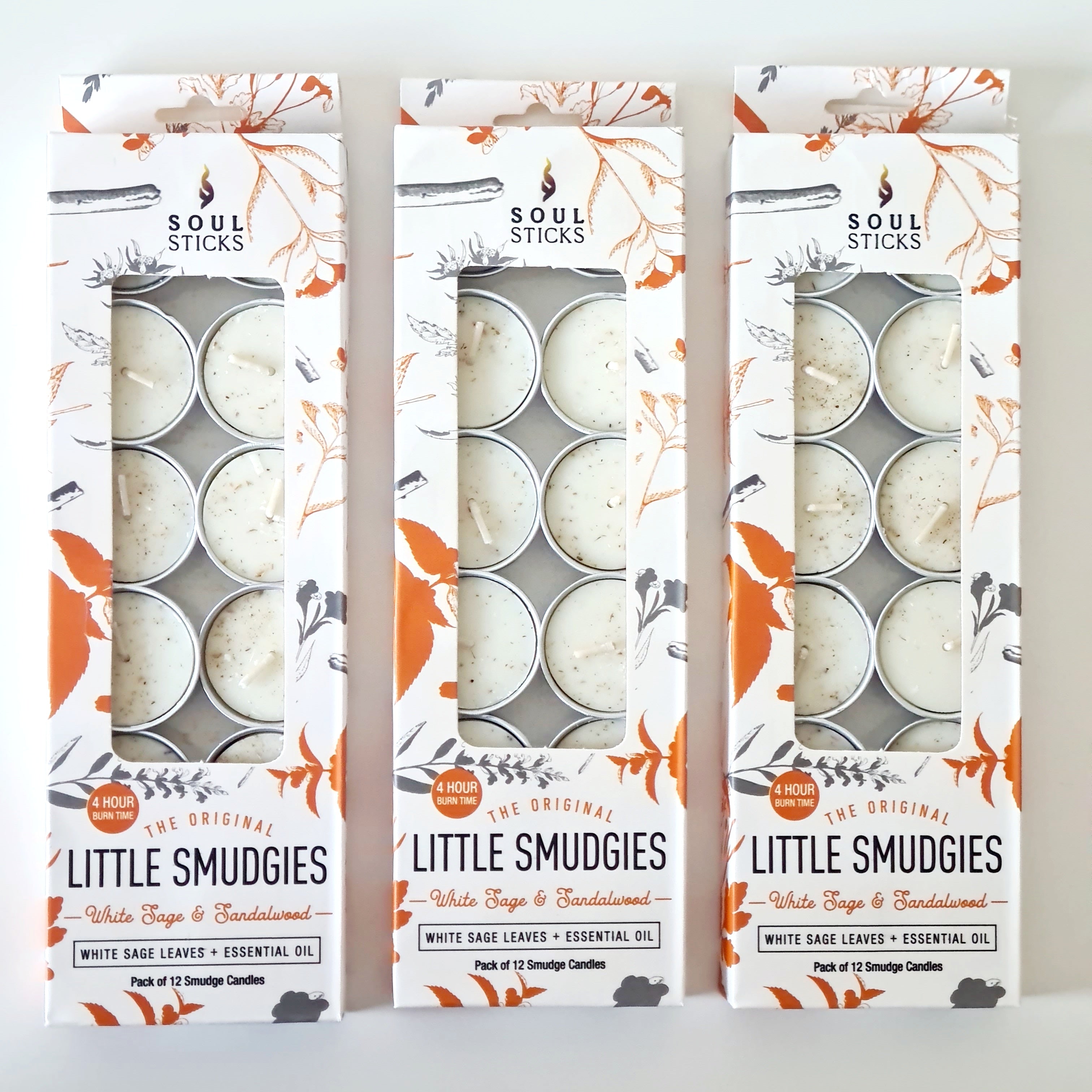 Sandalwood & Sage | 1 Set Of Tea Light Candle