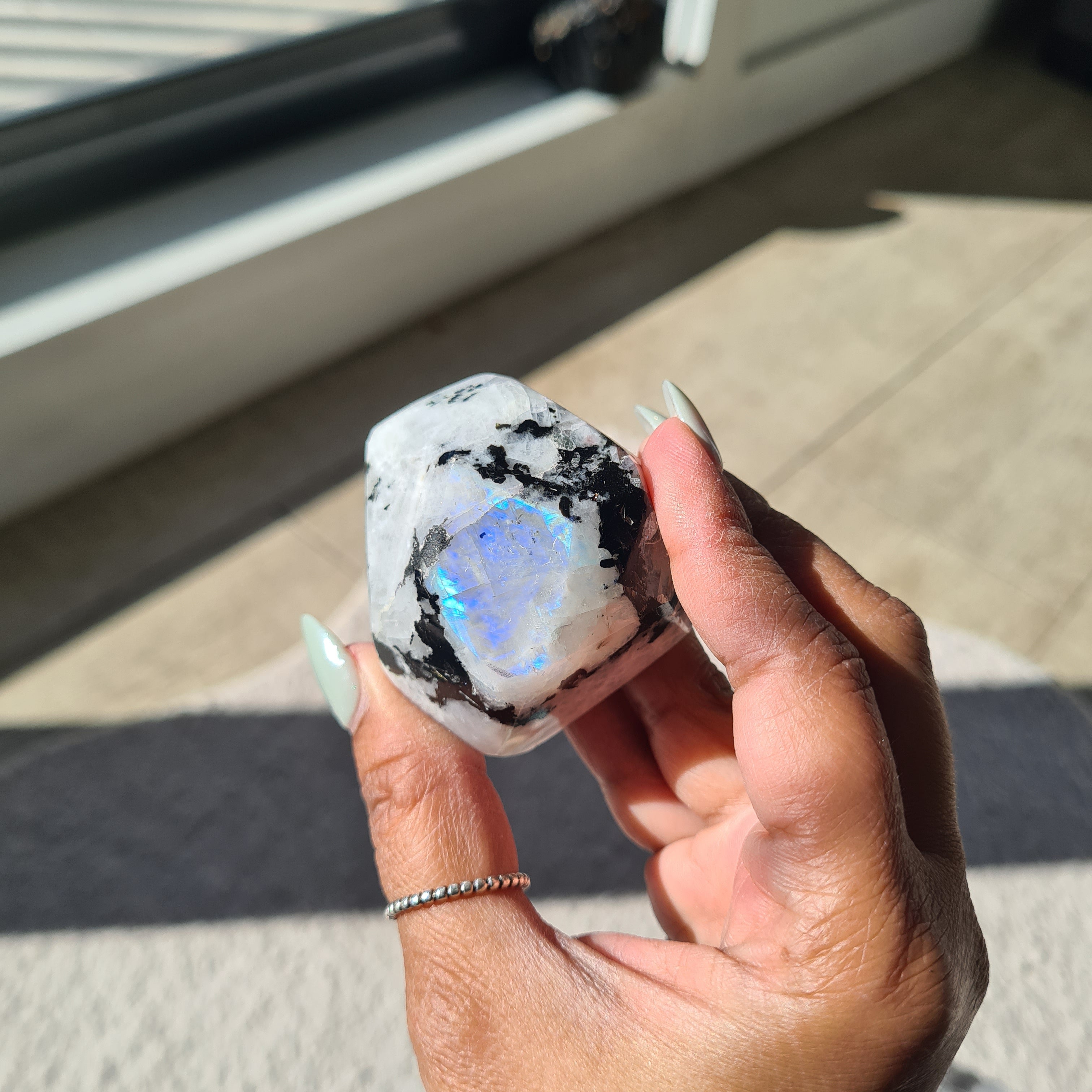 Rainbow moonstone
