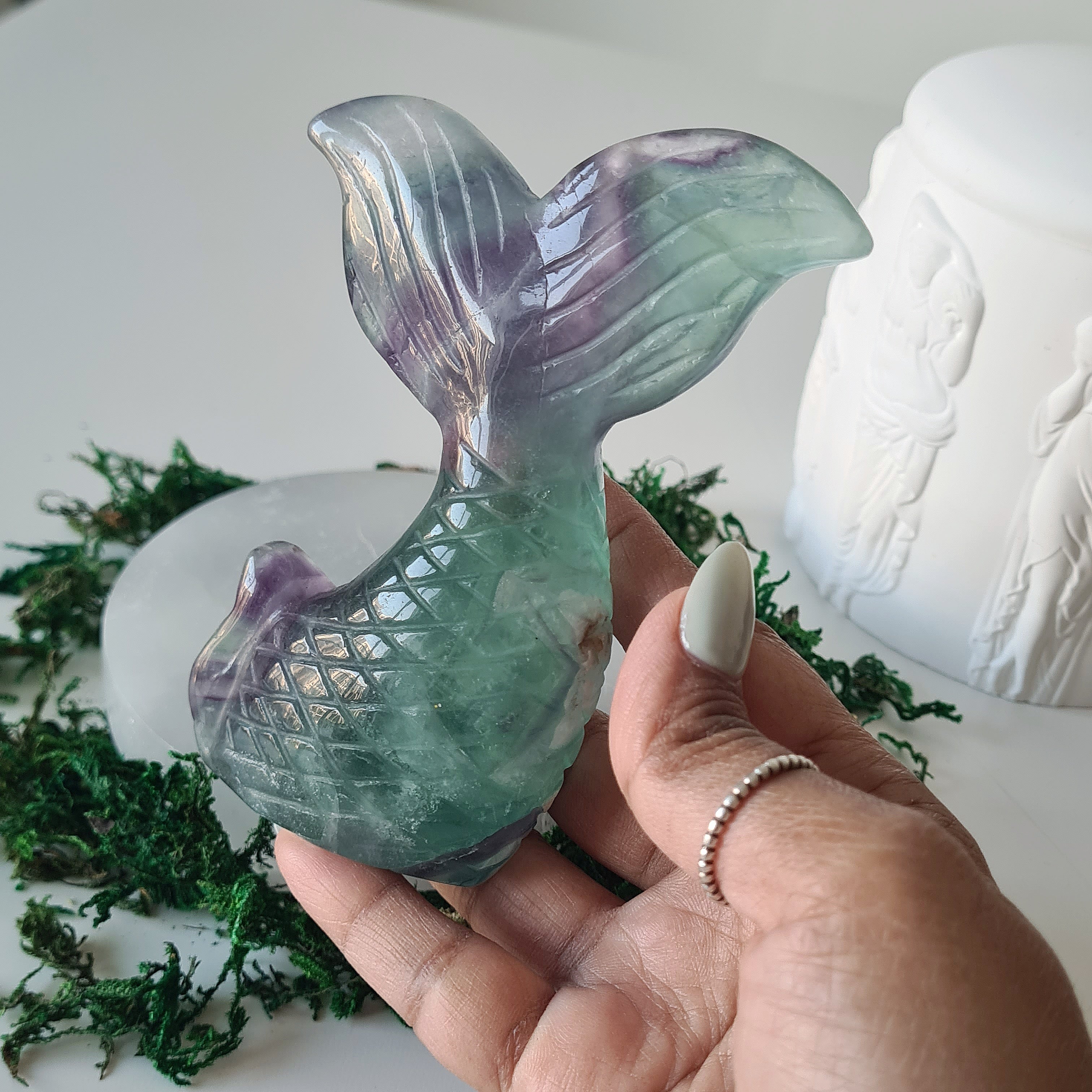 Siren & Mermaid Tail | 10 | Fluorite