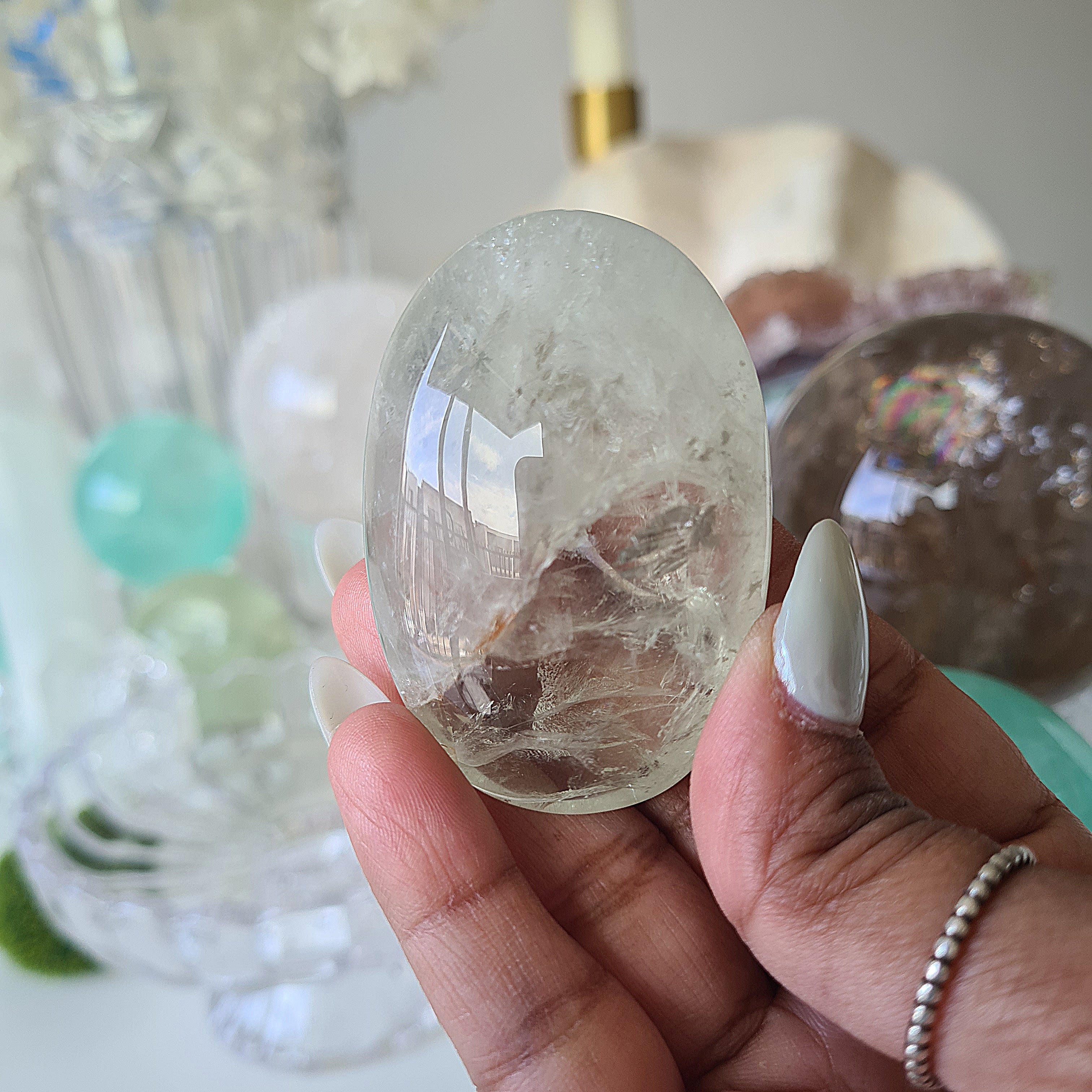 Green Amethyst | Prasiolite | Palm | G16