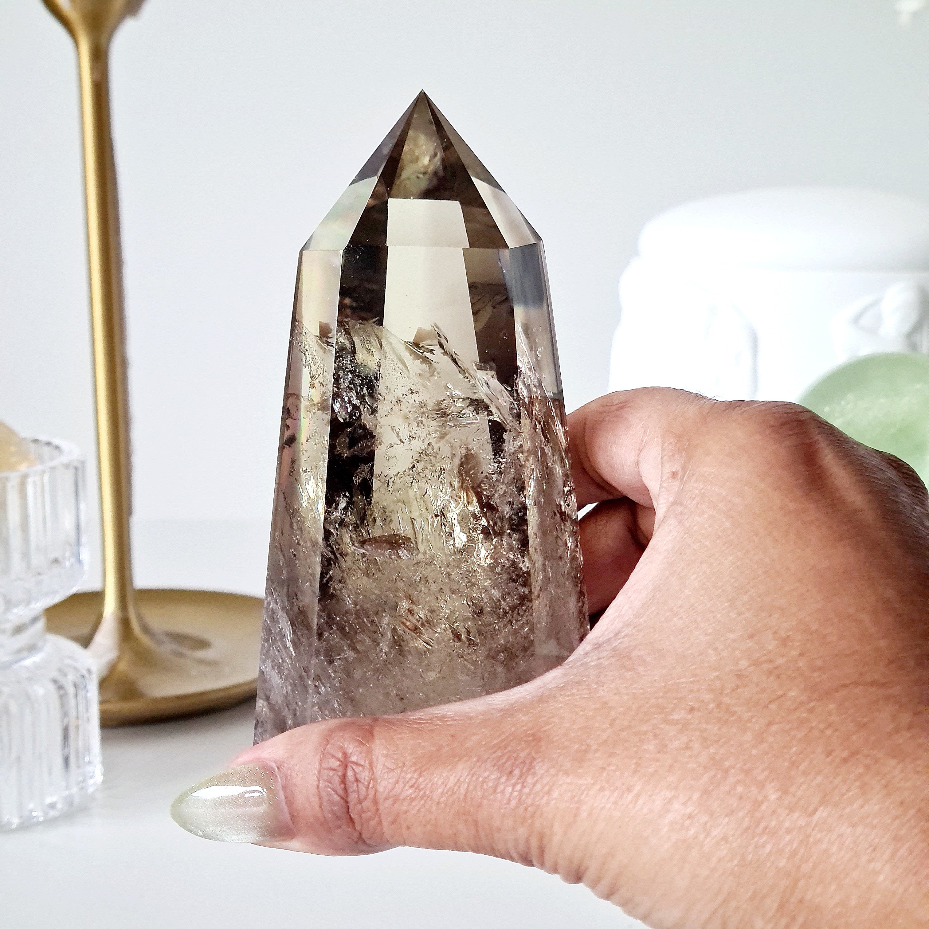 Smokey Citrine Tower | 311 g