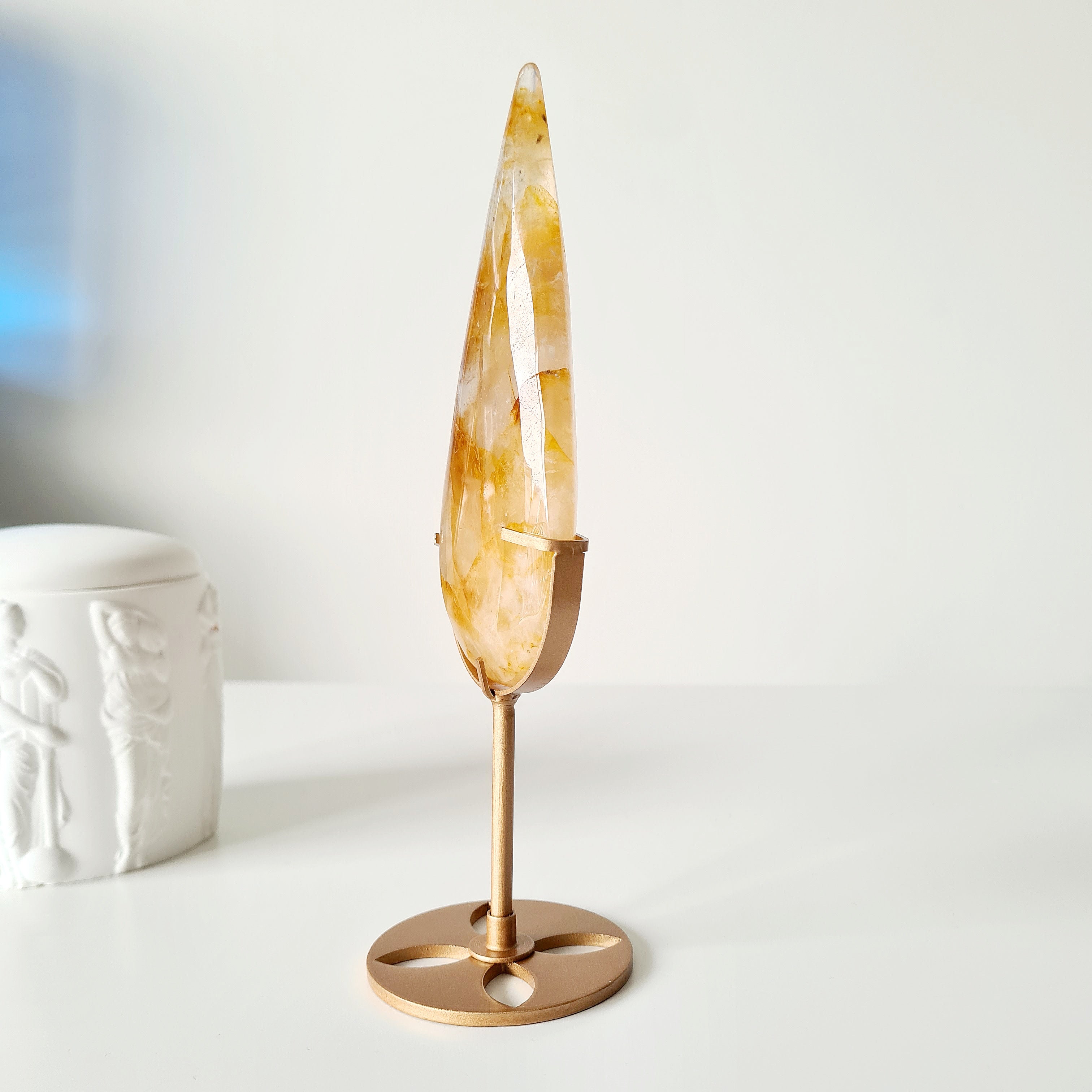 Golden Healer on stand | 23 cm tall with stand