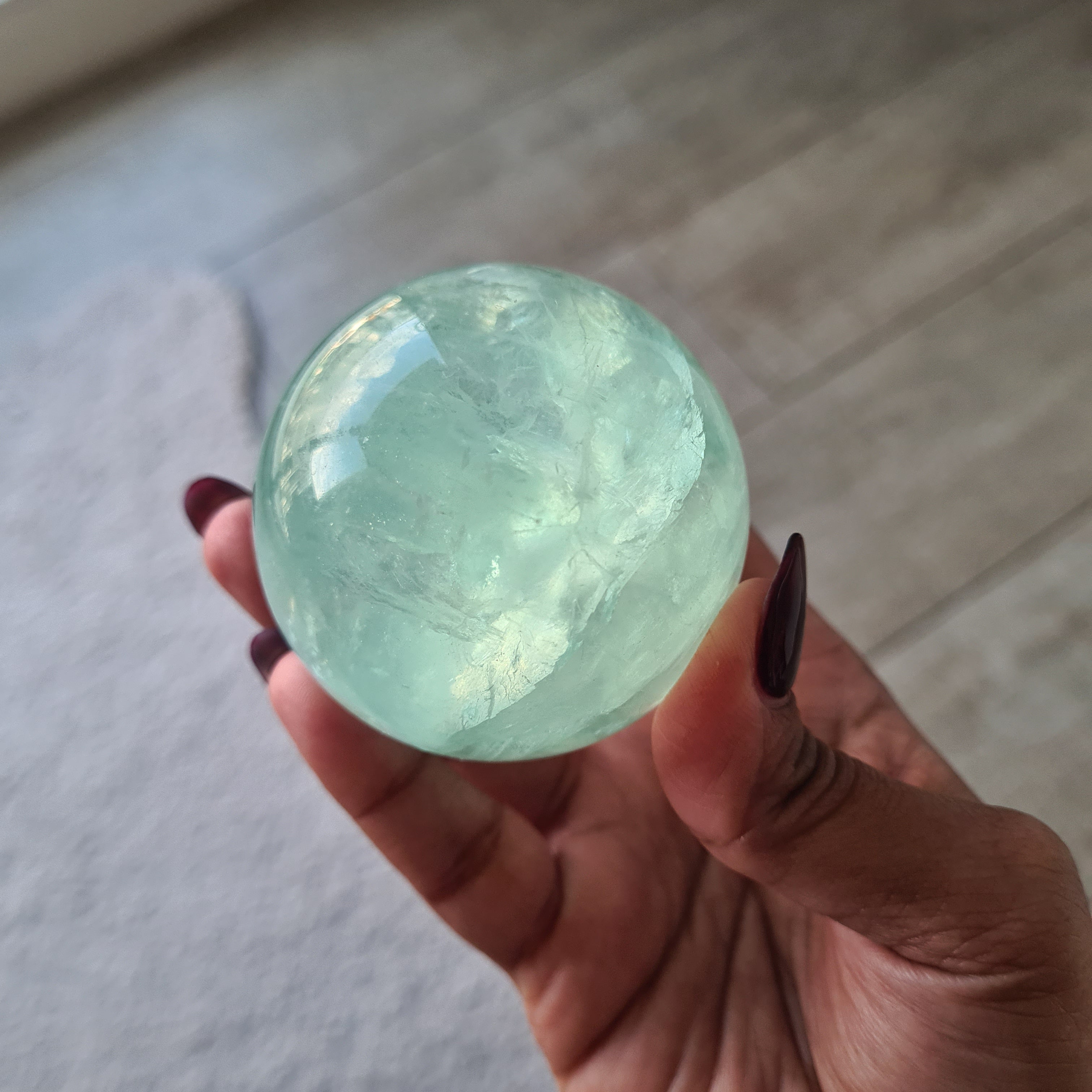 Blue Lake Fluorite with stand | B | 298 g
