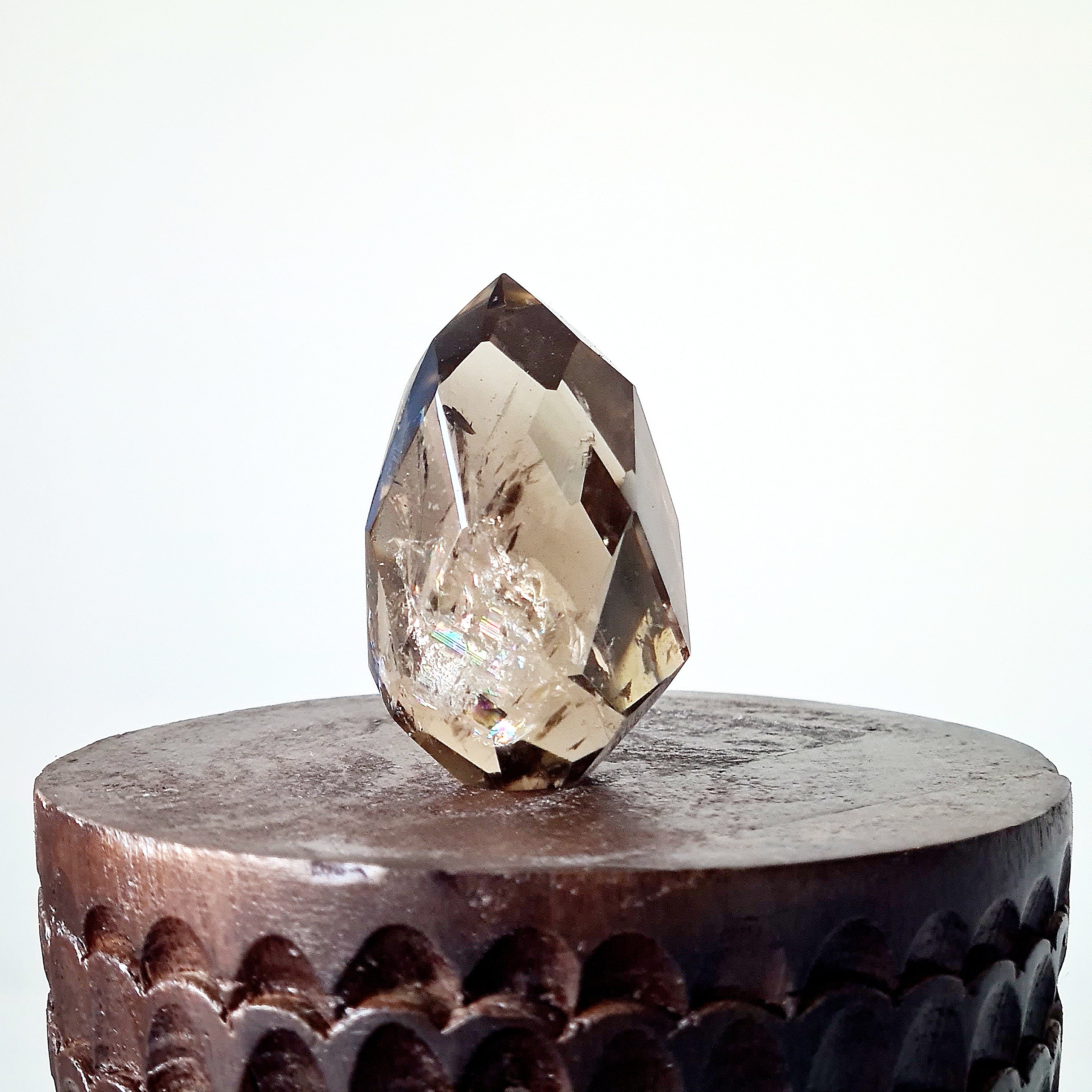 Faceted Smokey Quartz | A