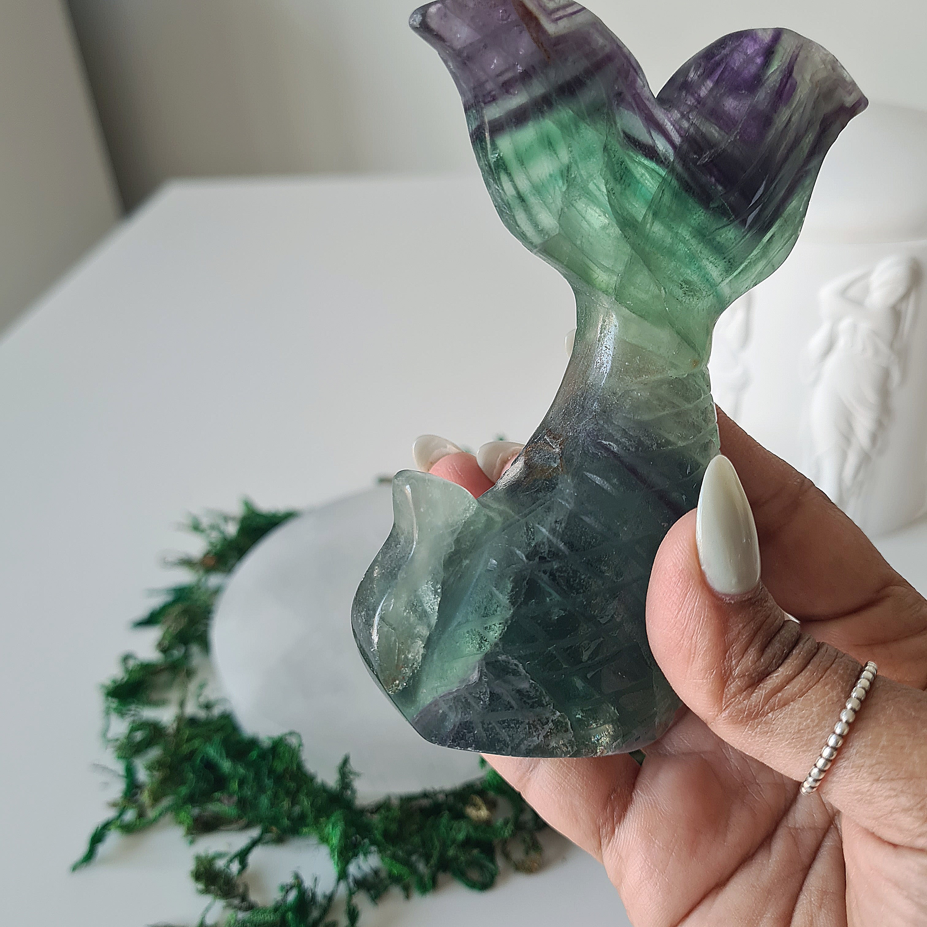 Siren & Mermaid Tail | 6 | Fluorite