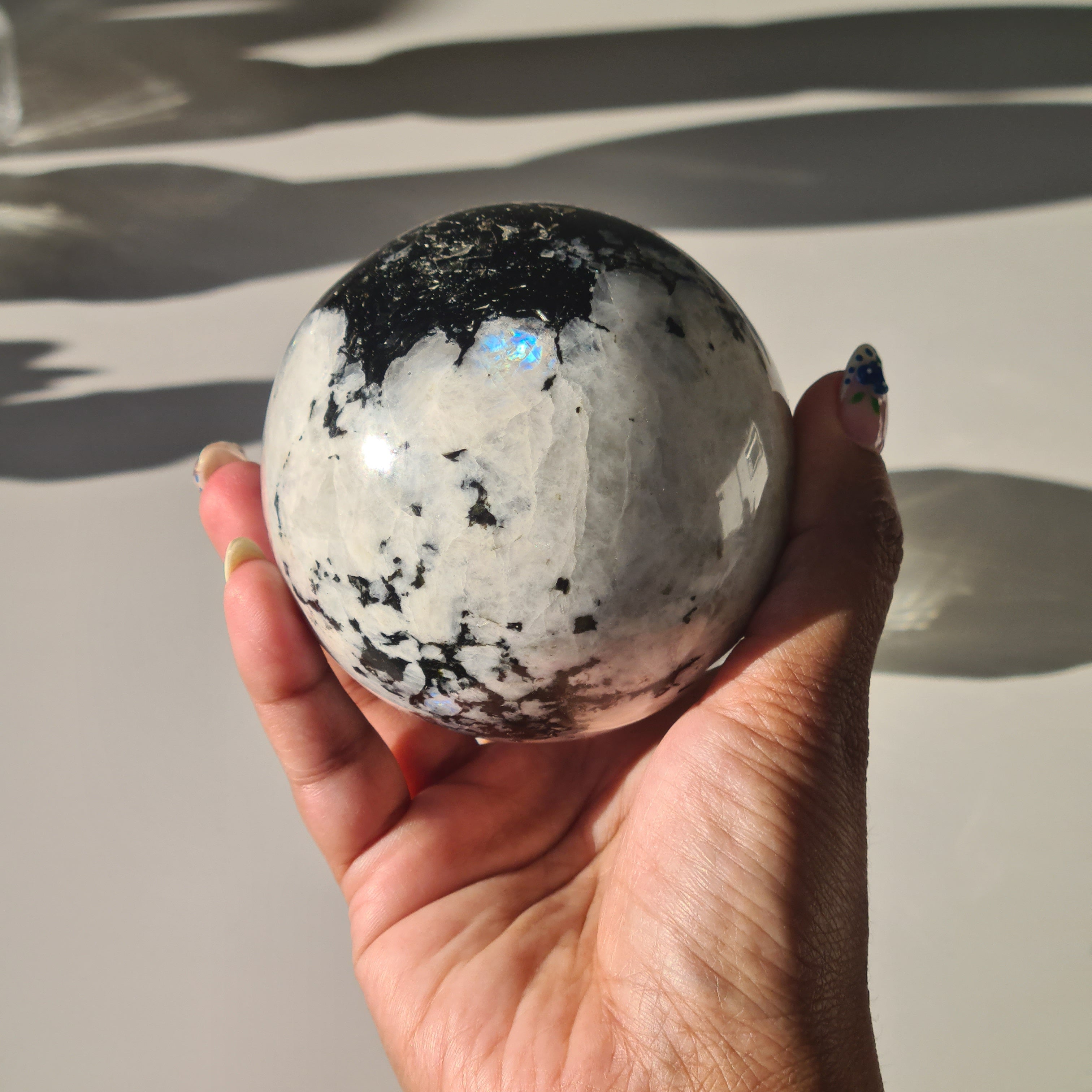 Moonstone 🌙 Sphere with stand