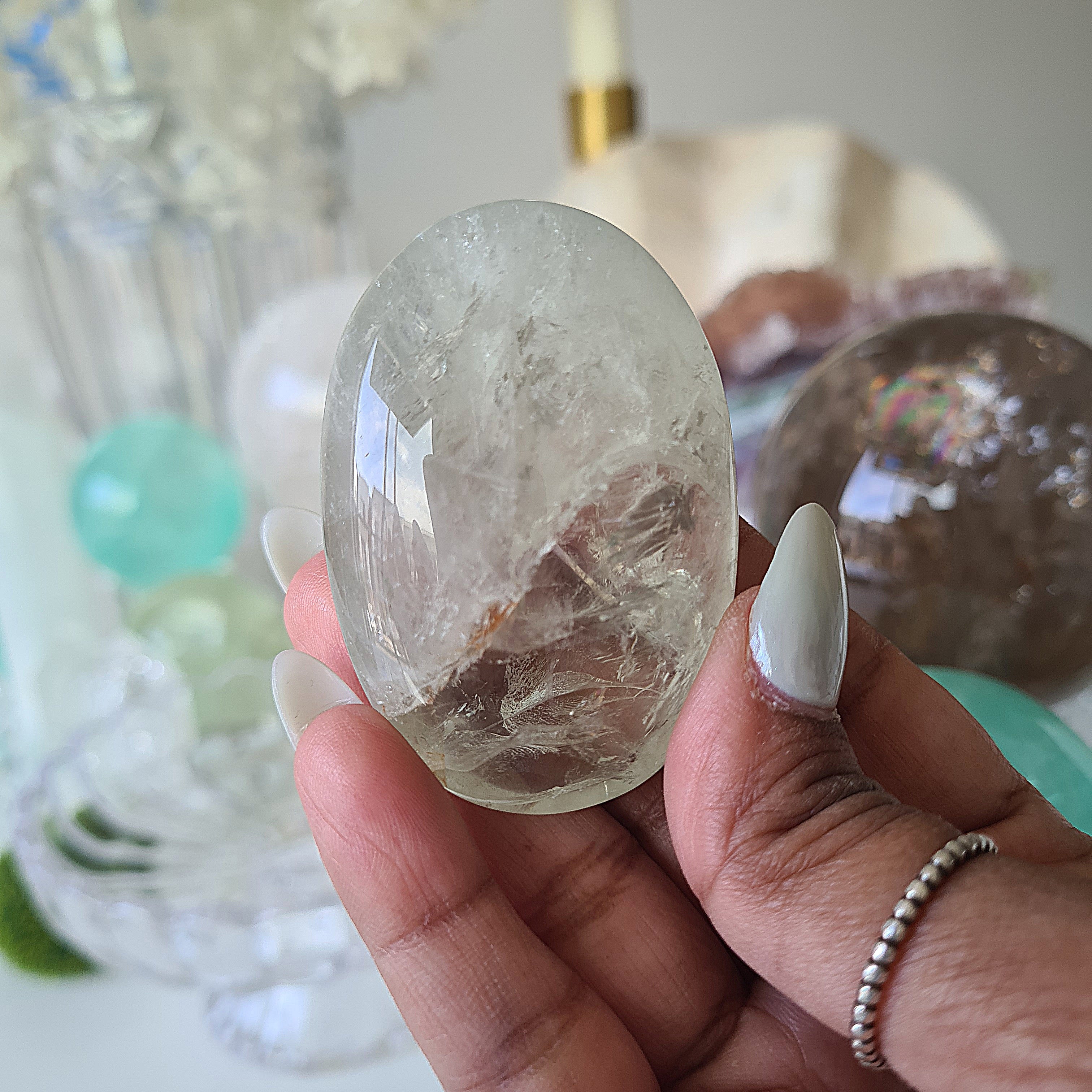 Green Amethyst | Prasiolite | Palm | G16